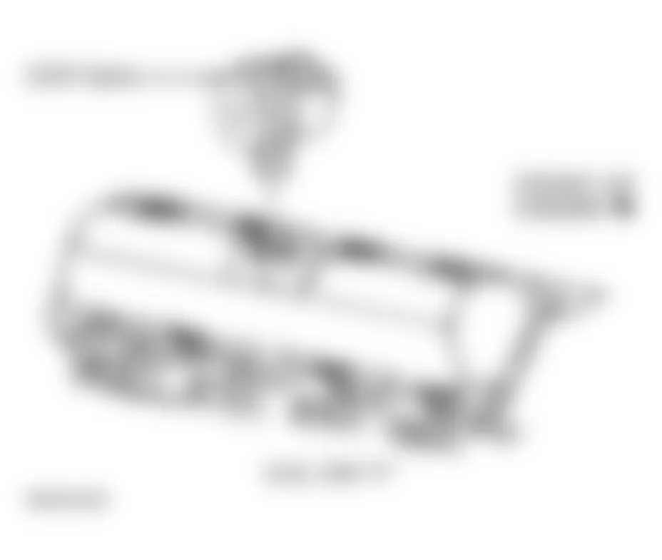 GMC Savana G1500 2001 - Component Locations -  Right Side Of Engine (6.5L VIN F)