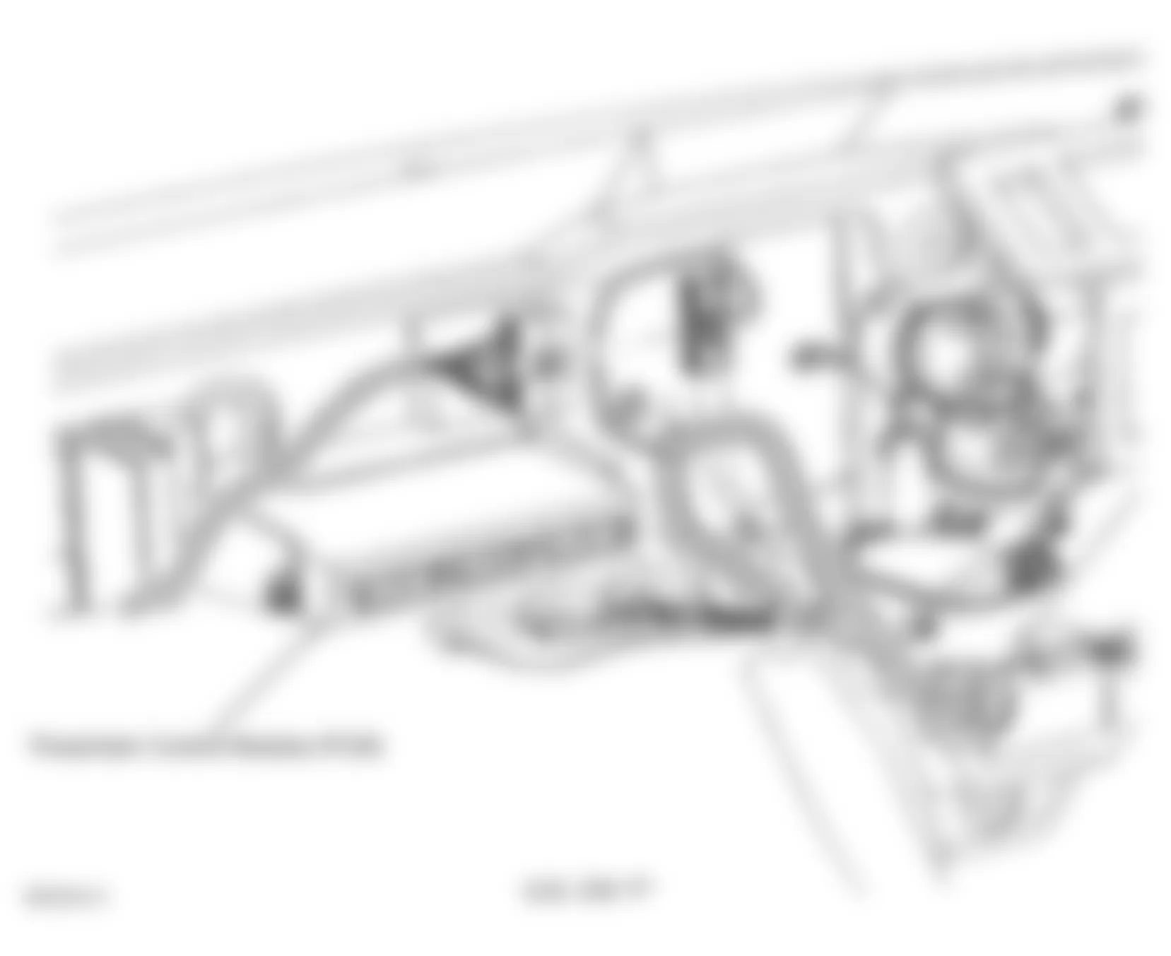 GMC Savana G1500 2001 - Component Locations -  Center Of Dash (6.5L VIN F)