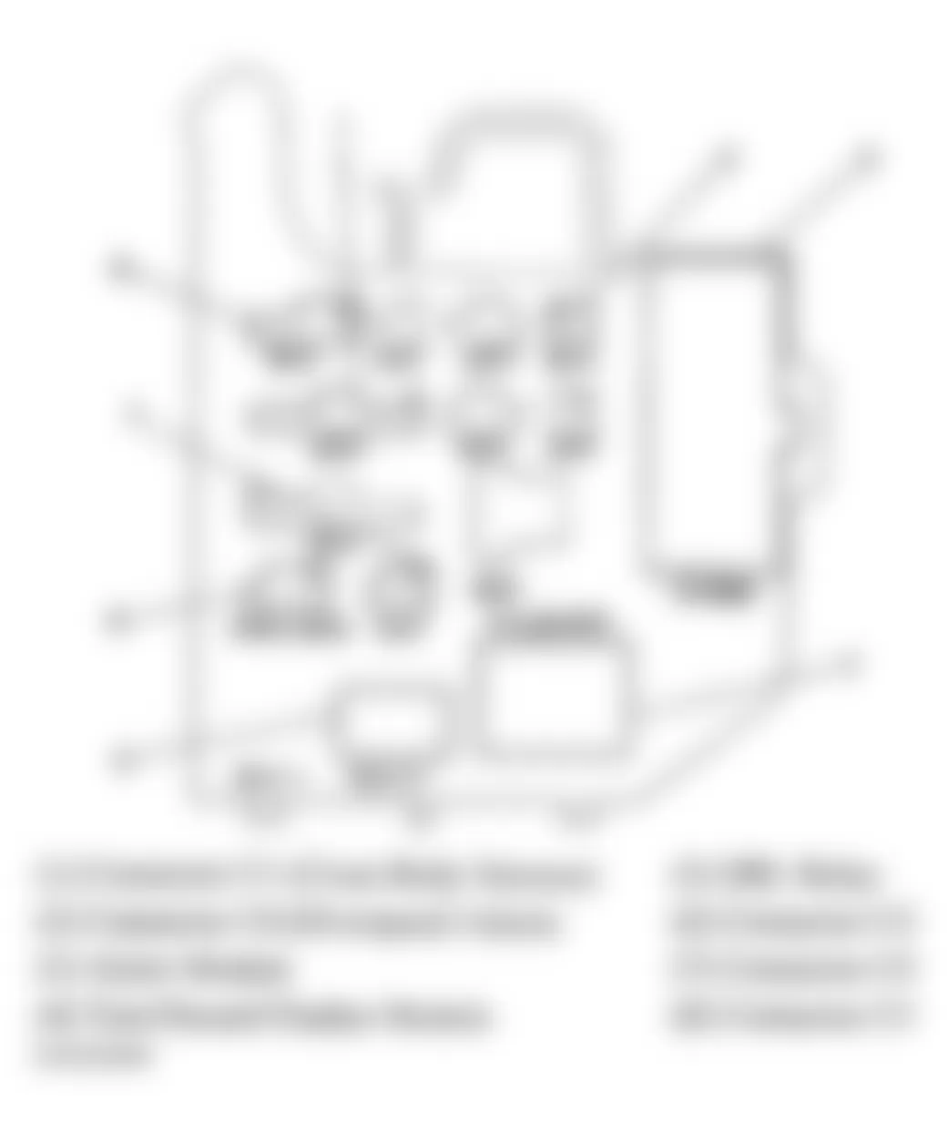 GMC Cab & Chassis Sierra 3500 2002 - Component Locations -  Identifying Drivers Convenience Center Components