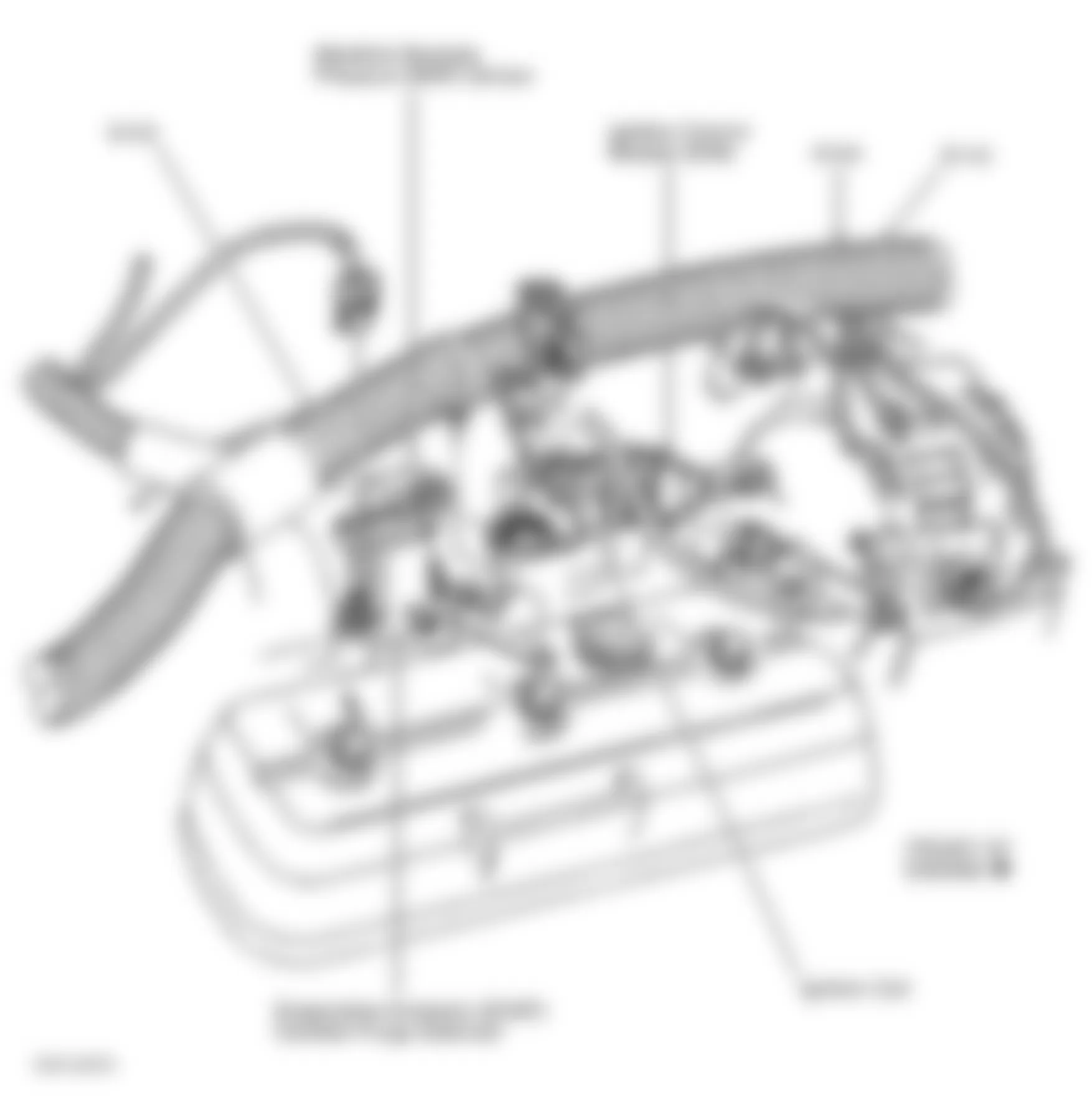 GMC Safari 2002 - Component Locations -  Right Side Of Engine