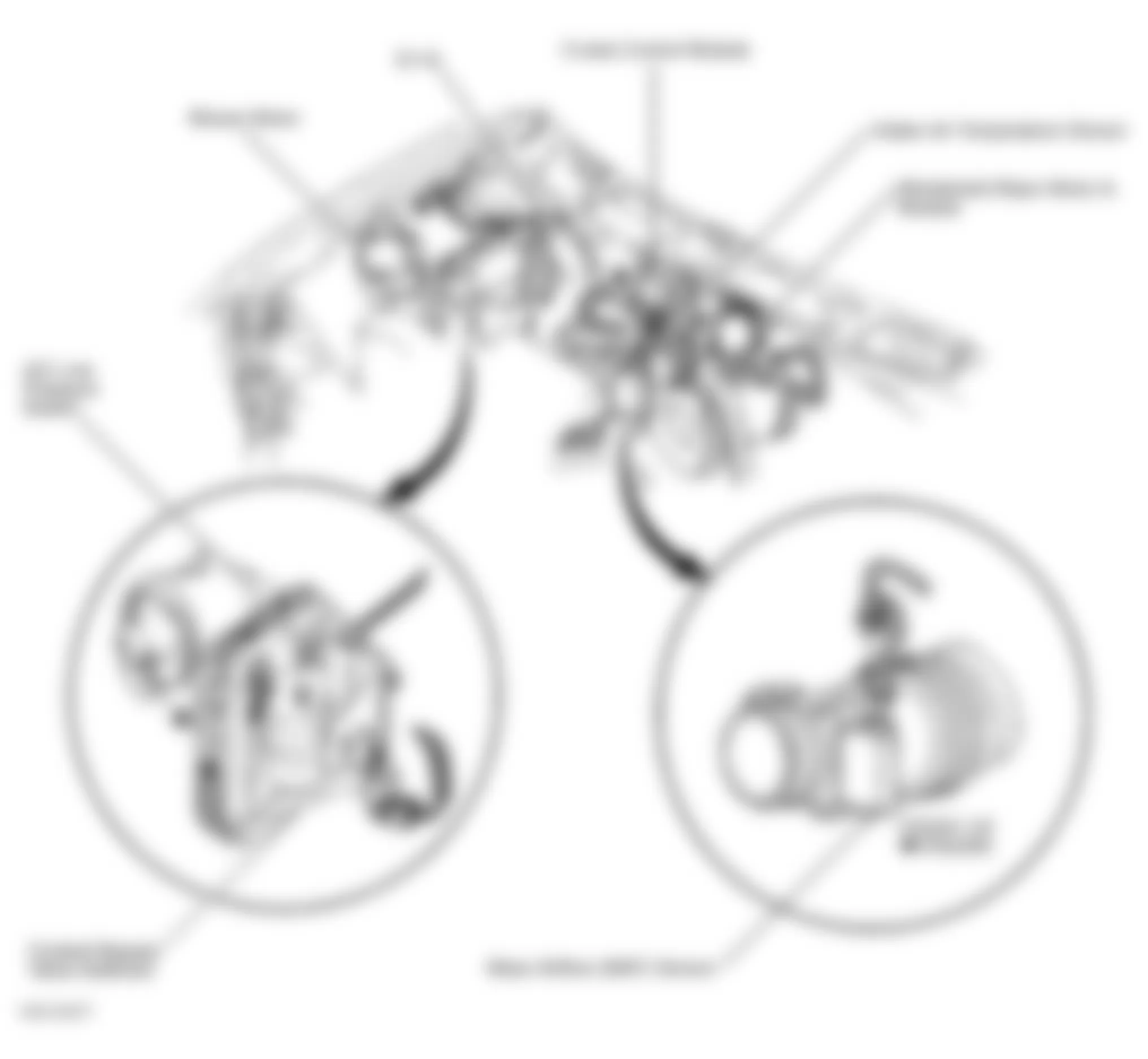 GMC Safari 2002 - Component Locations -  Engine Compartment