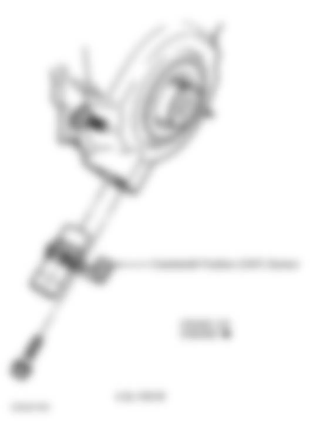 GMC Sonoma 2002 - Component Locations -  Lower Front Of Engine (4.3L VIN W)