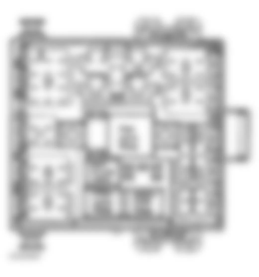 GMC Yukon 2002 - Component Locations -  Identifying Instrument Panel Relay Block Components