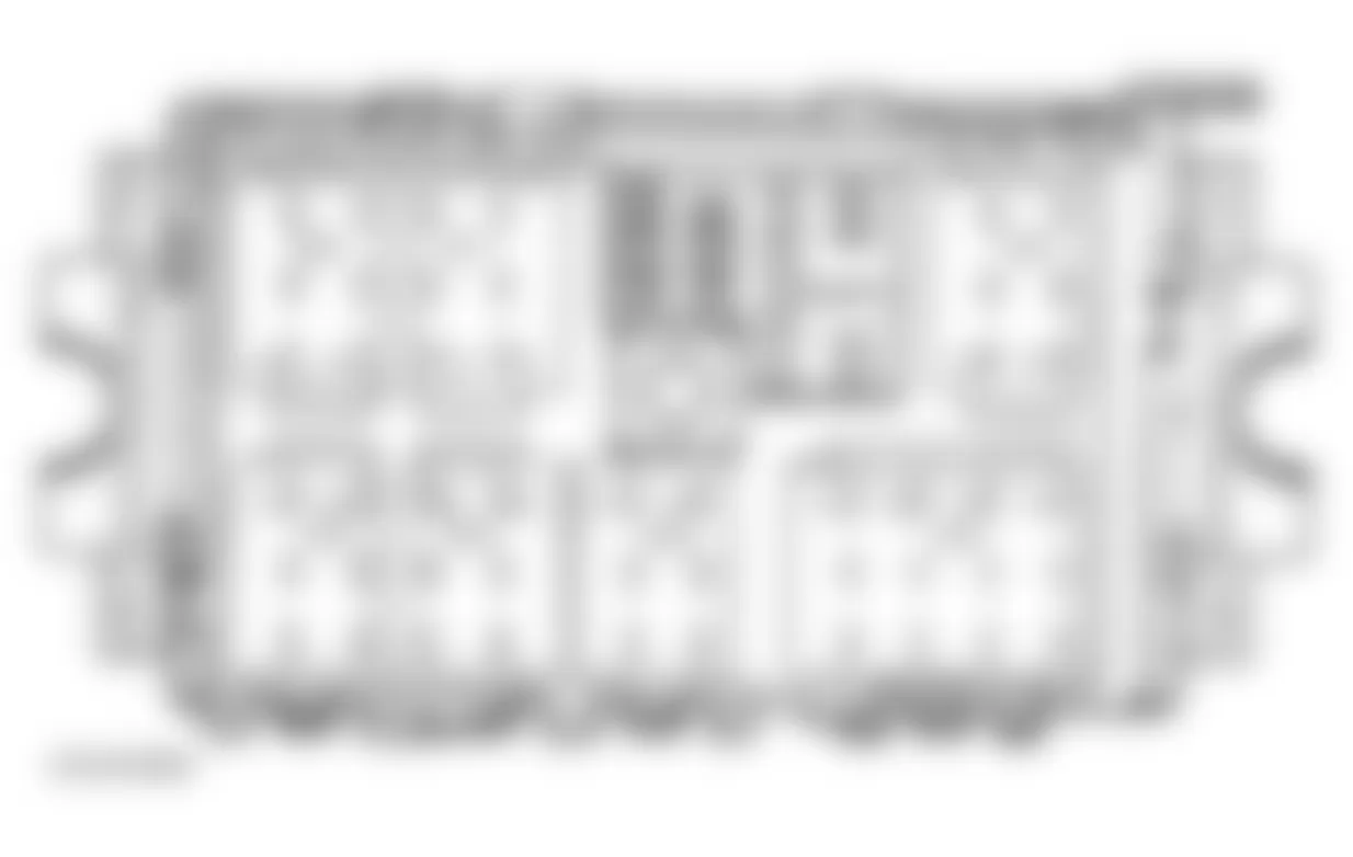 GMC Yukon XL C1500 2002 - Component Locations -  Identifying Right Instrument Fuse Block Components