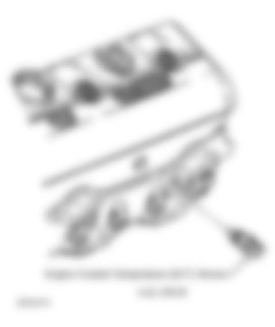 GMC Sierra 1500 2003 - Component Locations -  Left Side Of Engine (4.3L VIN W)