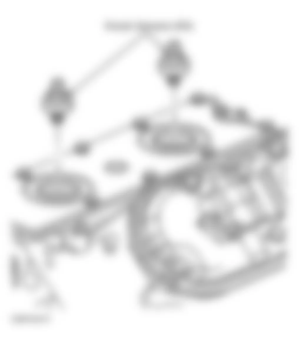 GMC Sierra 1500 2003 - Component Locations -  Center Of Engine (4.8L VIN V, 5.3L VIN T & 6.0L VIN U)