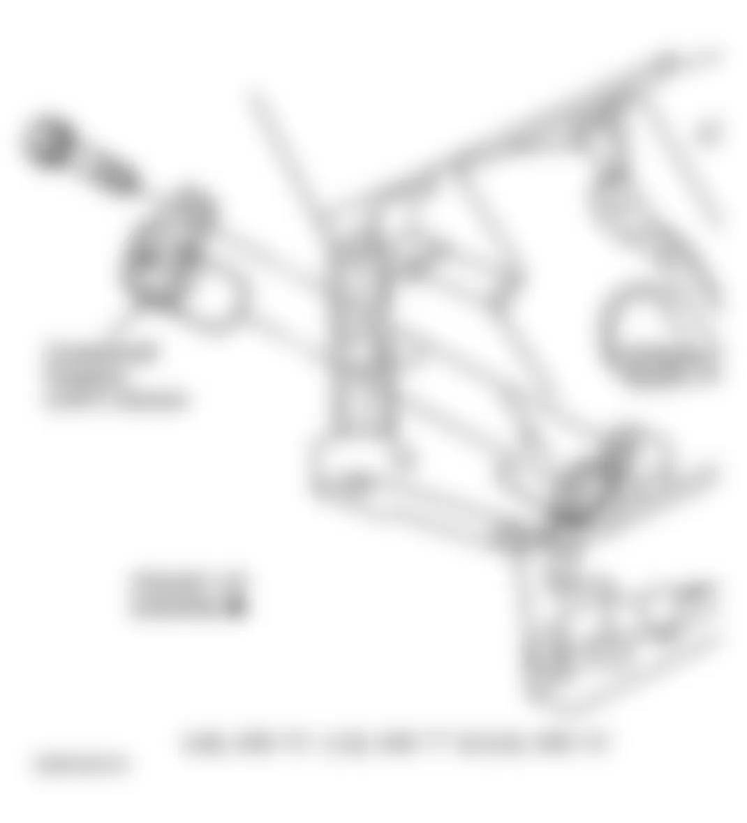 GMC Sierra 1500 2003 - Component Locations -  Lower Right Rear Of Engine (4.8L VIN V, 5.3L VIN T & 6.0L VIN U)