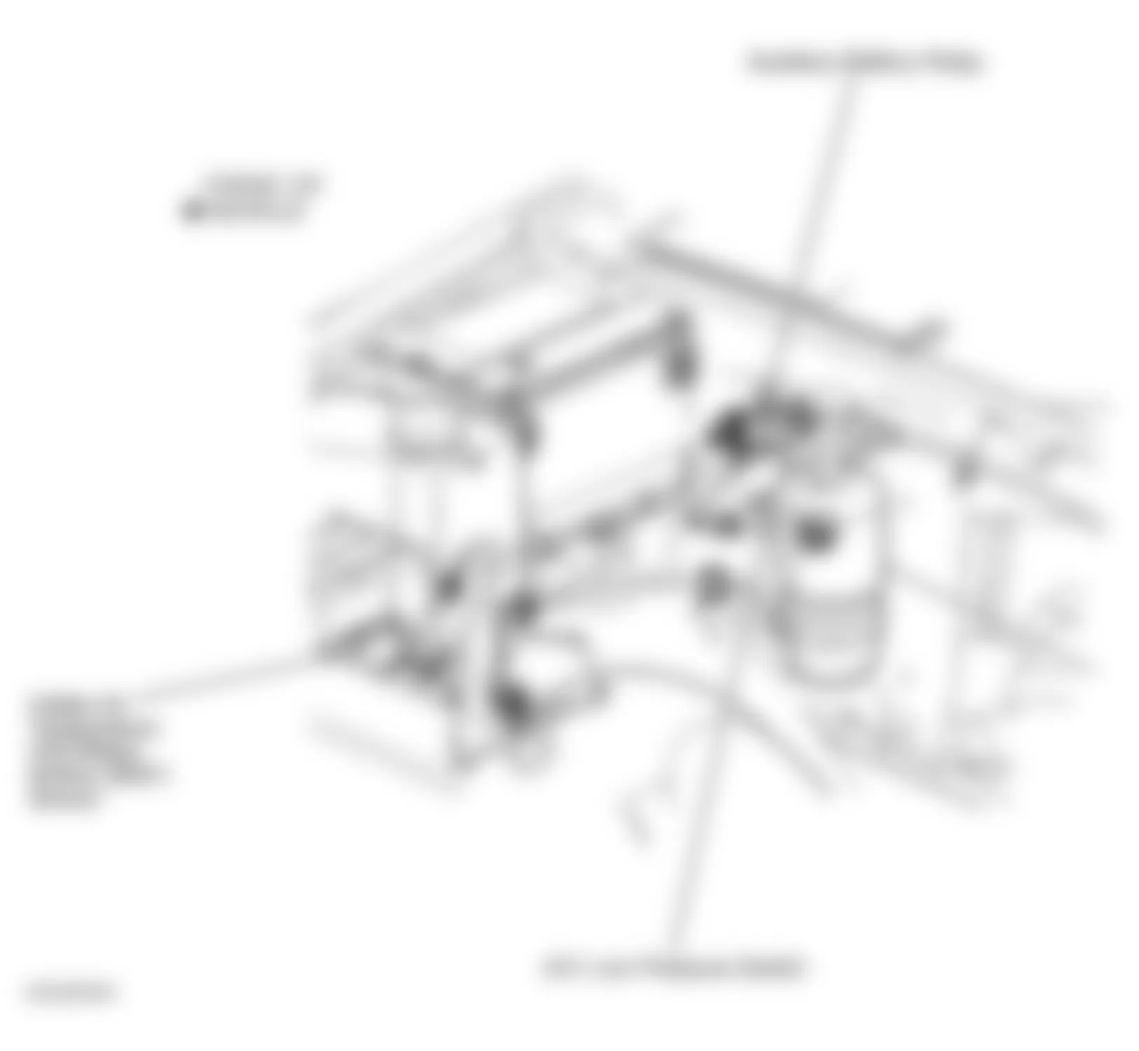 GMC Sierra 1500 2003 - Component Locations -  Right Rear Of Engine Compartment