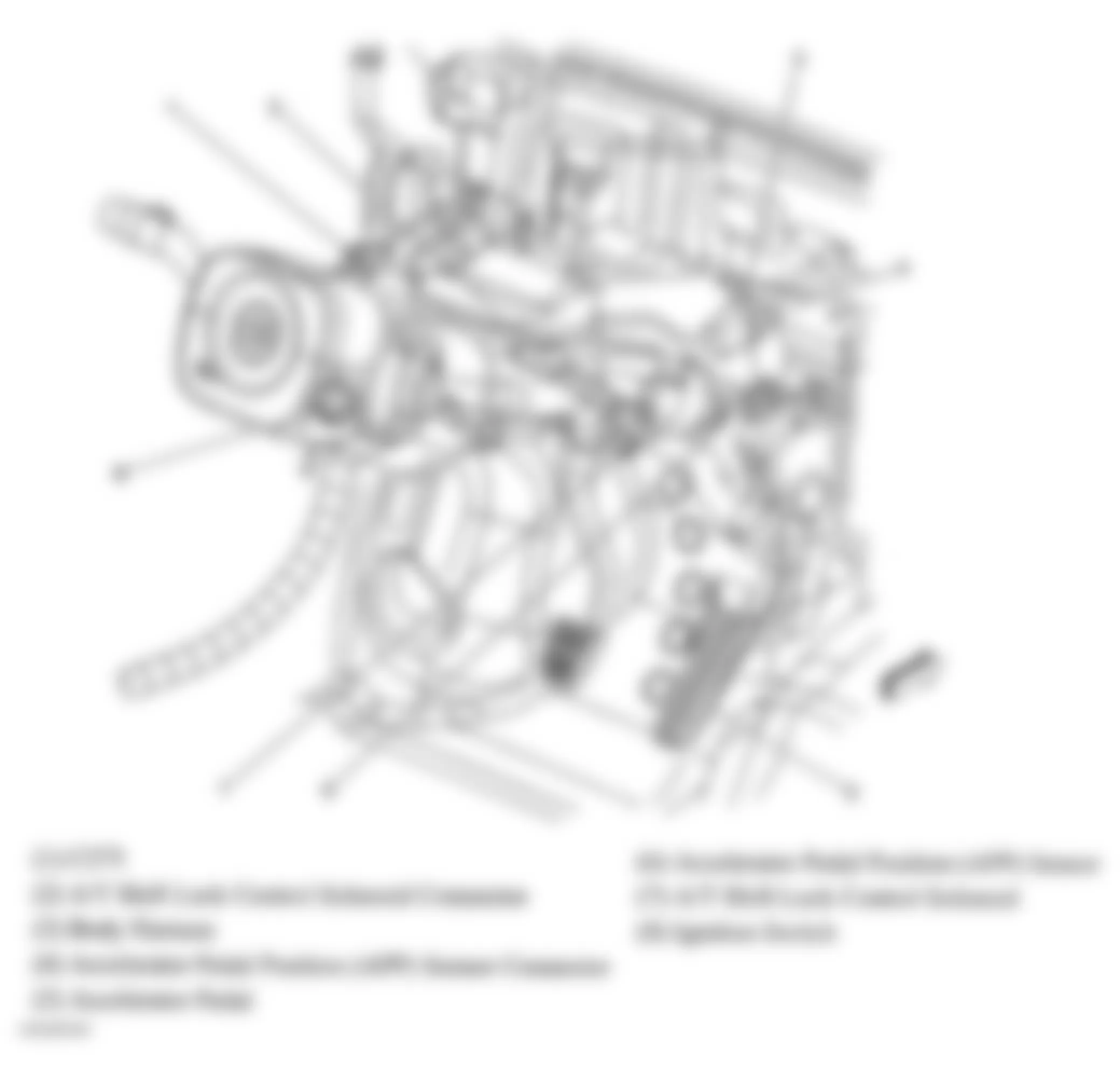 GMC Canyon 2004 - Component Locations -  Left Side Of Dash