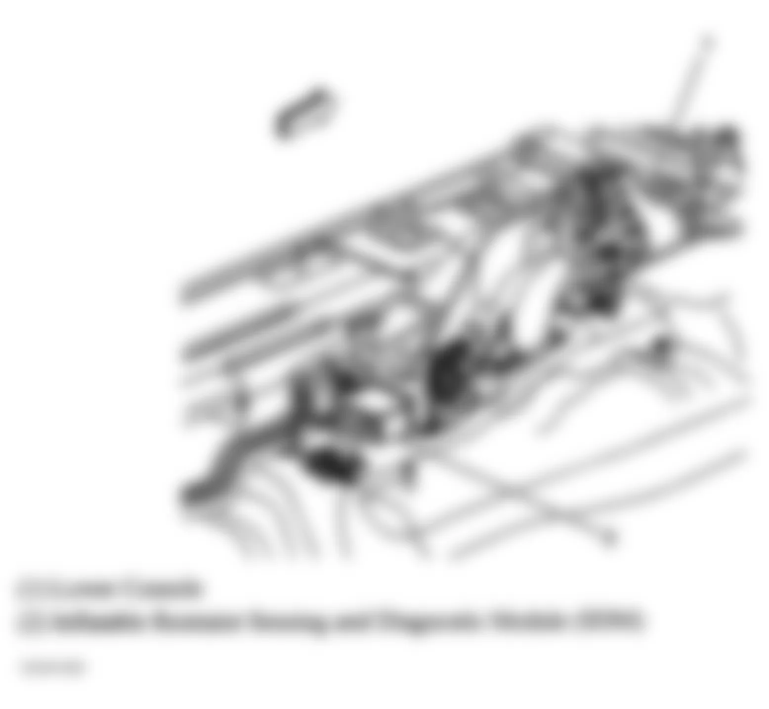 GMC Envoy 2004 - Component Locations -  Lower Console