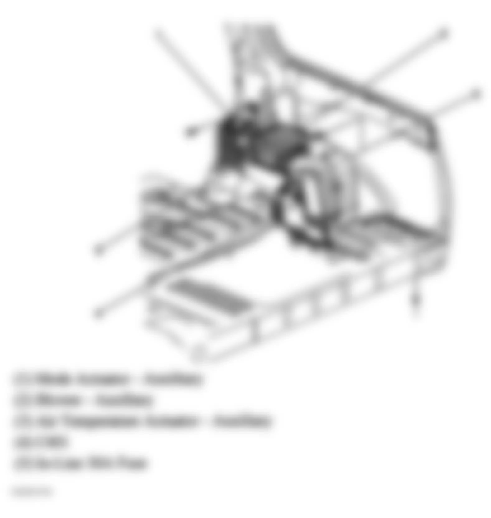GMC Envoy 2004 - Component Locations -  Right Rear Of Cargo Area (Long Wheel Base)