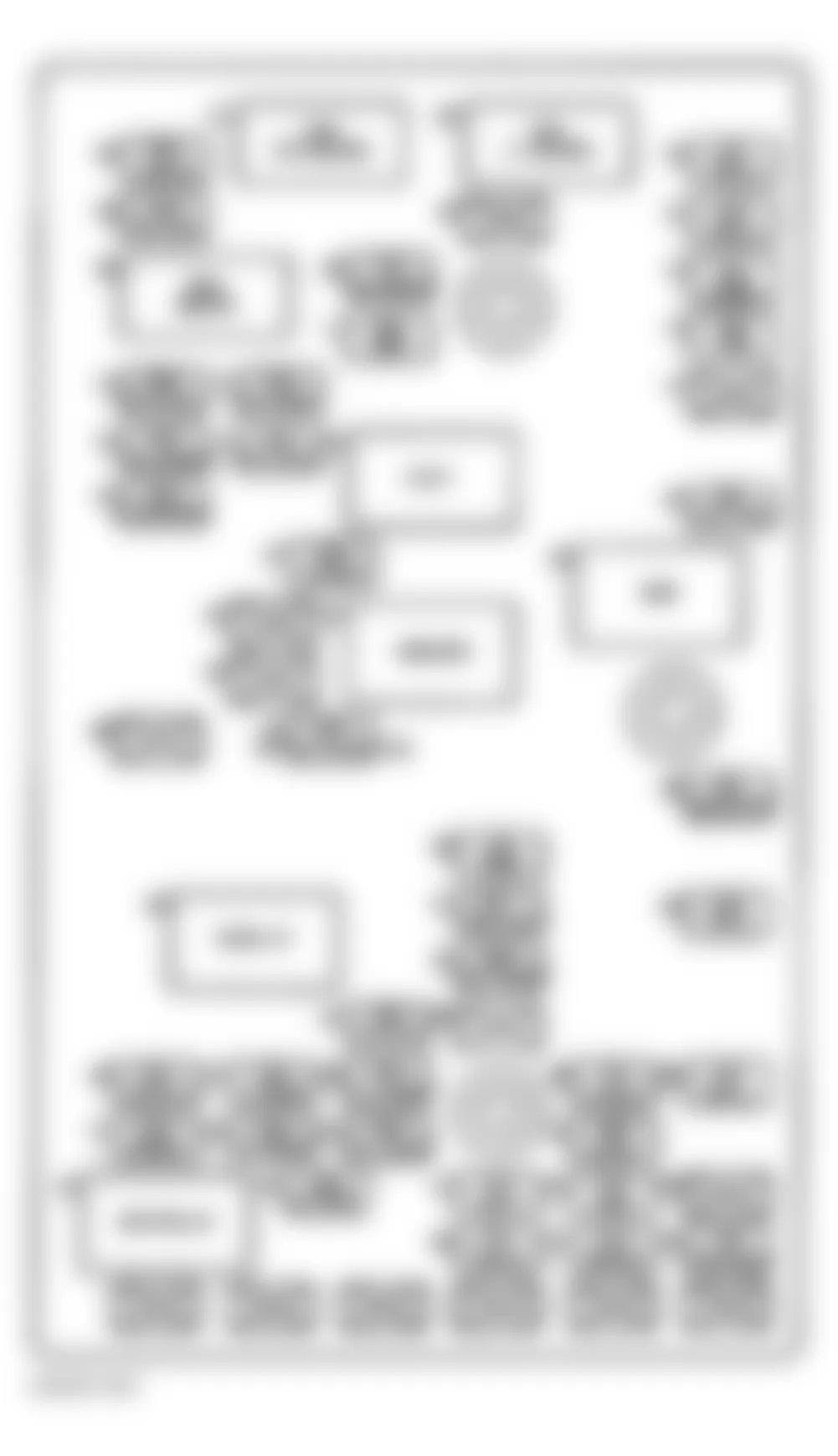 GMC Envoy XL 2004 - Component Locations -  Identifying Rear Fuse Block Components (Long Wheelbase)