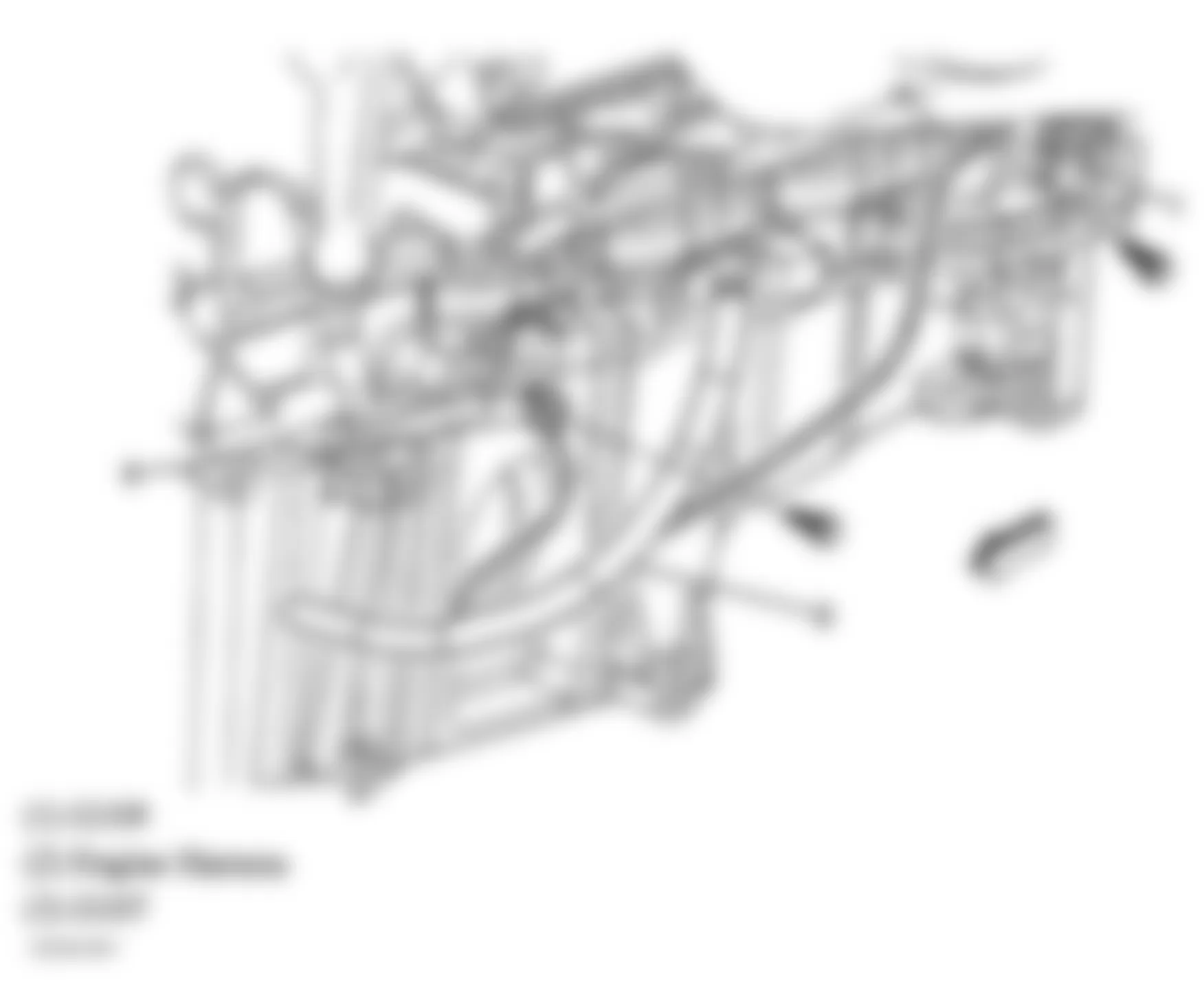 GMC Envoy XUV 2004 - Component Locations -  Left Side Of Engine (5.3L)