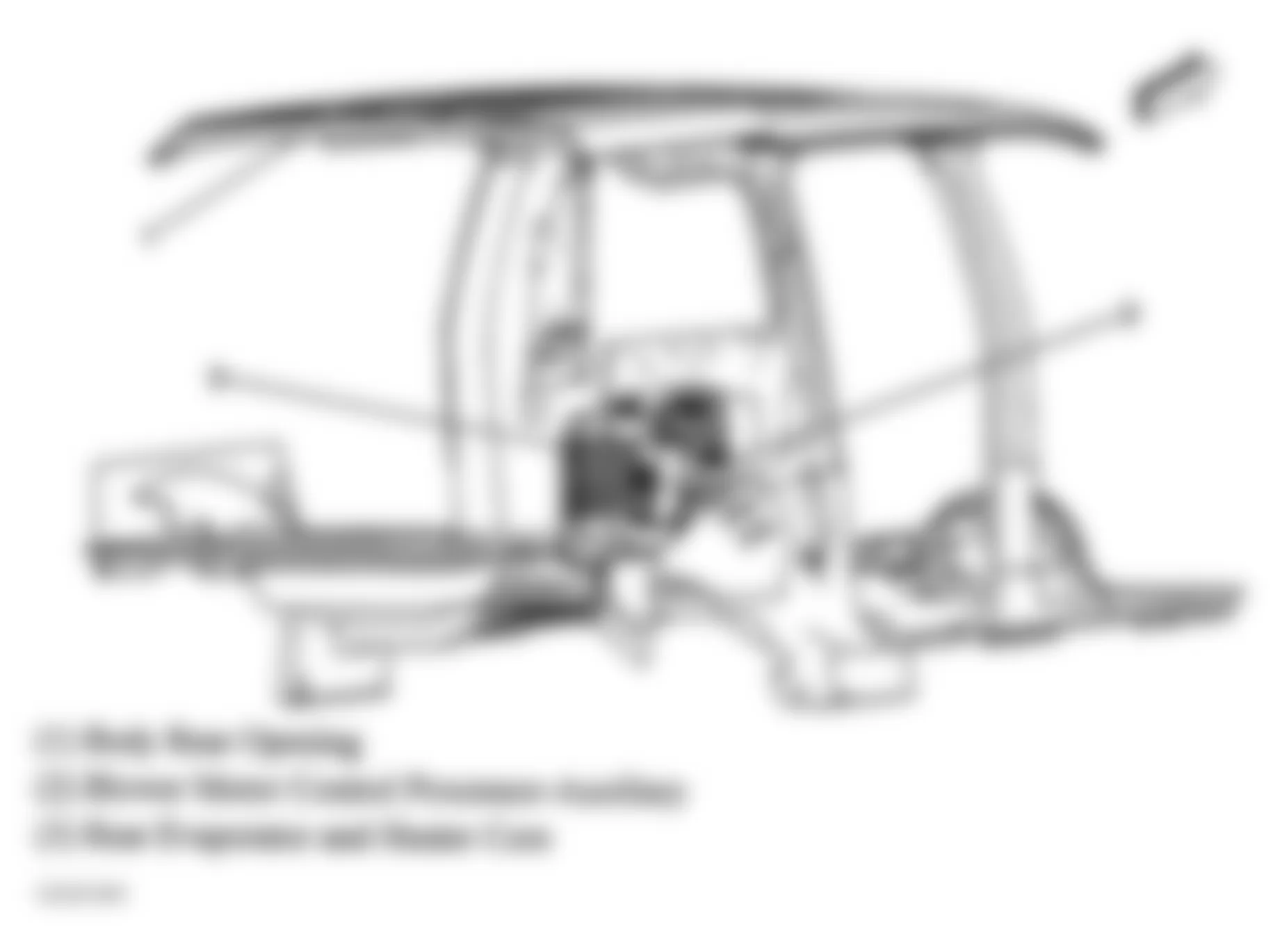GMC Envoy XUV 2004 - Component Locations -  Right Rear Of Vehicle