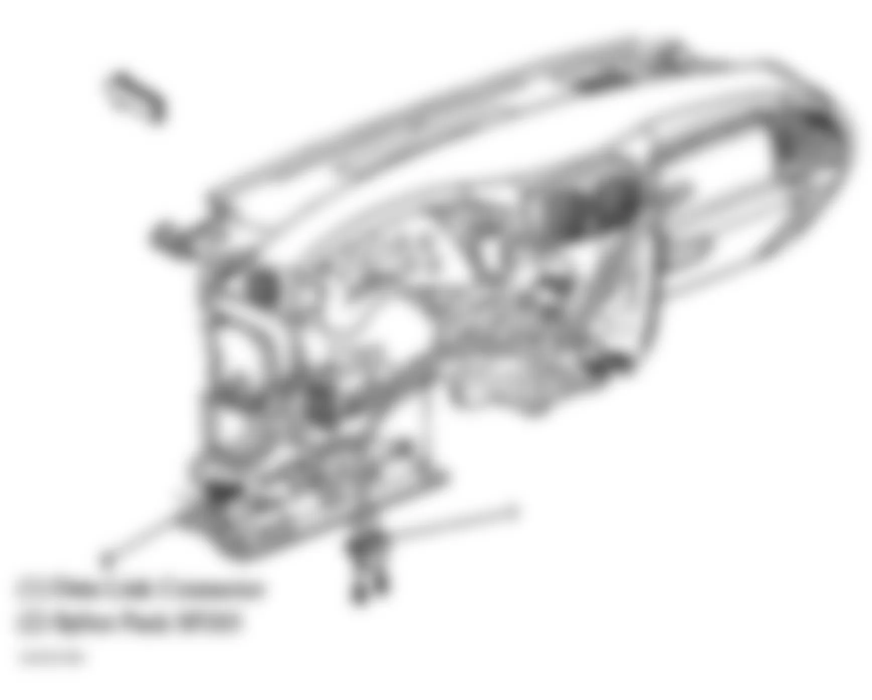 GMC Envoy XUV 2004 - Component Locations -  Dash Assembly