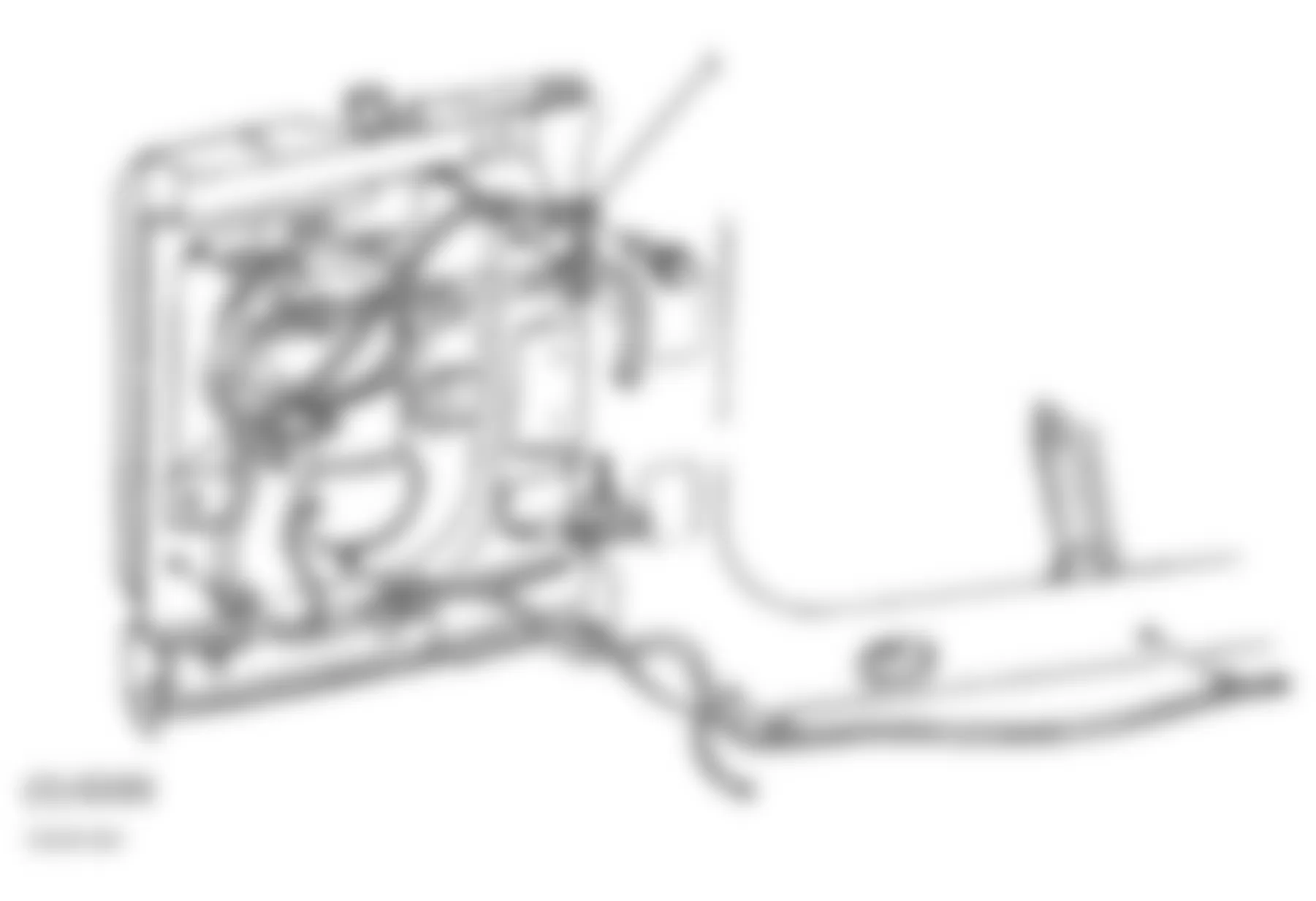 GMC Safari 2004 - Component Locations -  Left Forward Lamp Ground