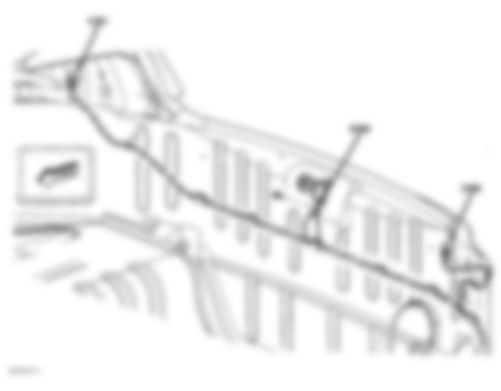 GMC Safari 2004 - Component Locations -  Behind Left Kick Panel