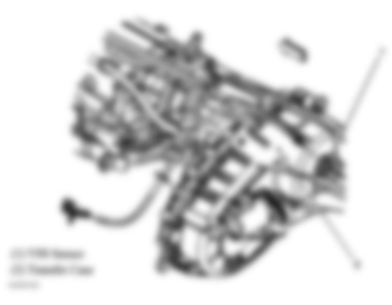 GMC Safari 2004 - Component Locations -  Transfer Case