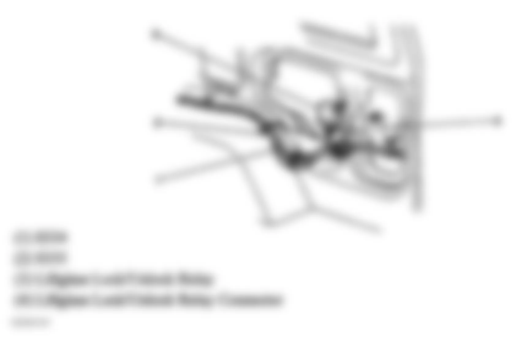 GMC Safari 2004 - Component Locations -  Right Rear Quarterpanel