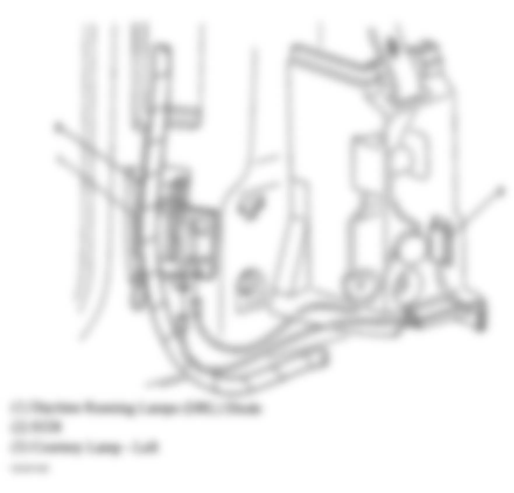 GMC Safari 2004 - Component Locations -  Left B Pillar