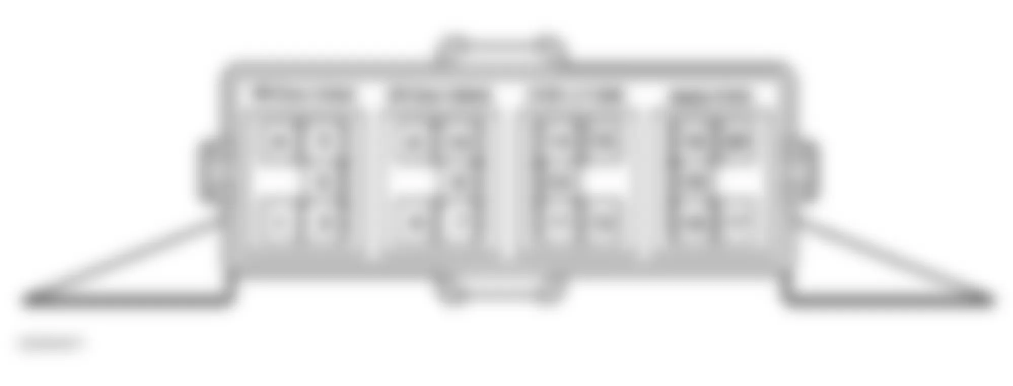 GMC Safari 2004 - Component Locations -  Relay Block No. 1