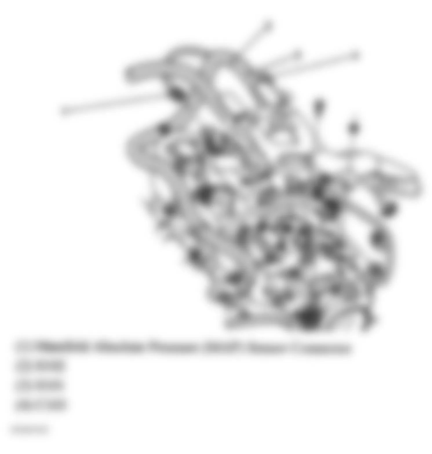 GMC Savana G2500 2004 - Component Locations -  Top Of Engine (4.8L VIN V, 5.3L VIN T & 6.0L VIN U)