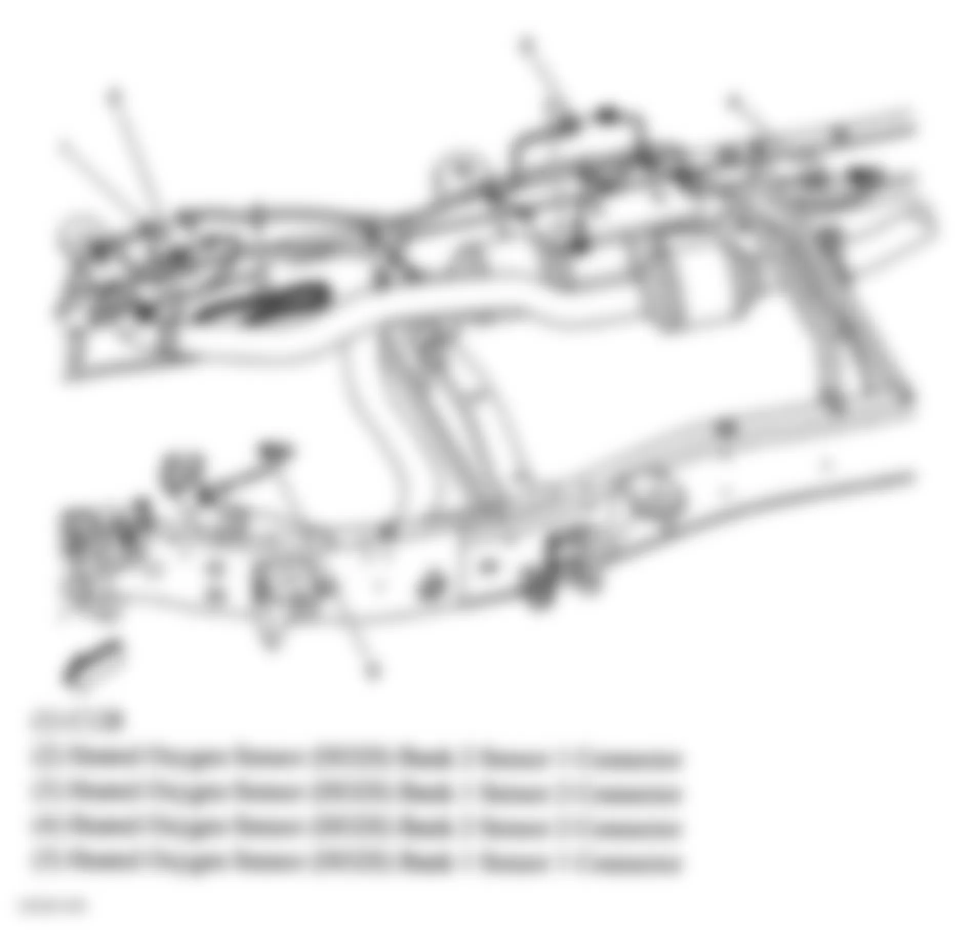 GMC Savana G2500 2004 - Component Locations -  Center Of Chassis