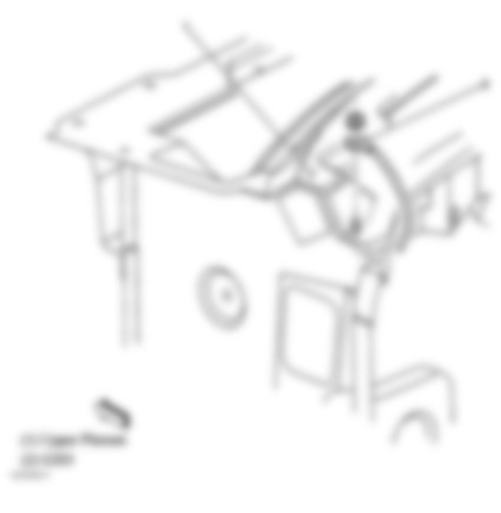 GMC Sierra 2500 2004 - Component Locations -  Top Left Side Of Dash
