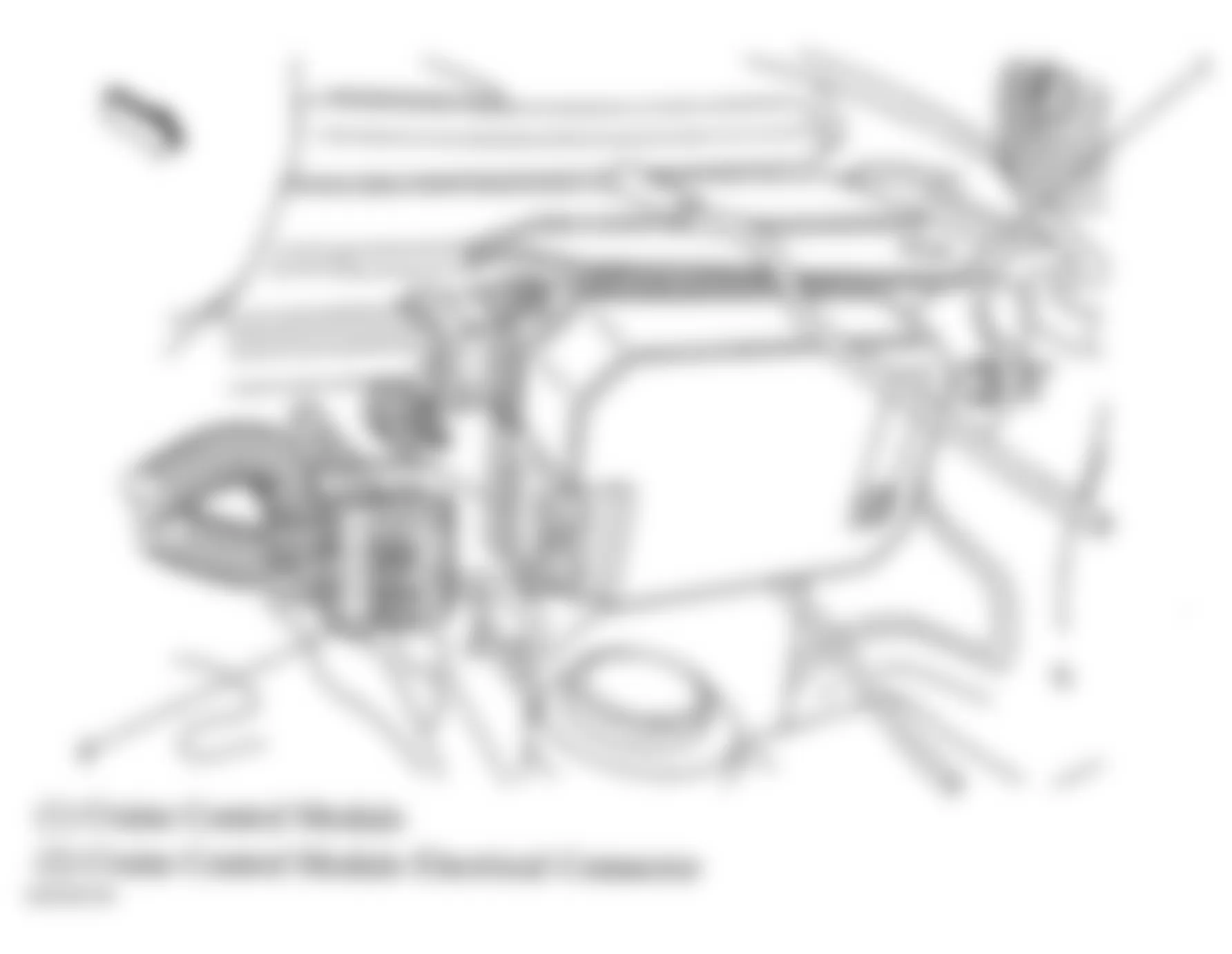 GMC Sierra 2500 2004 - Component Locations -  Left Side Of Engine Compartment