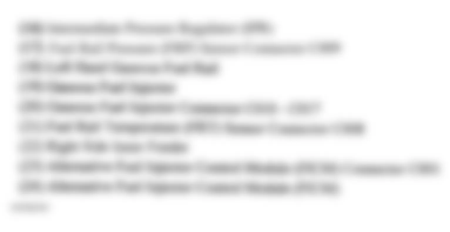 GMC Sierra 2500 2004 - Component Locations -  CNG Components (2 Of 2)