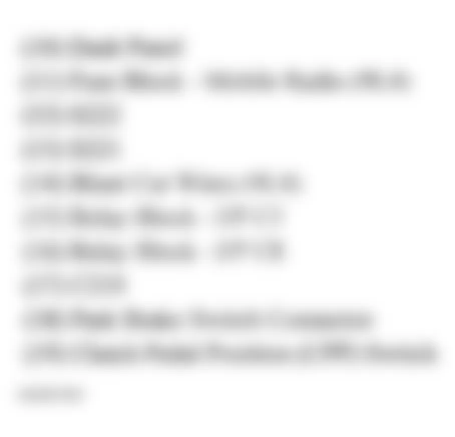GMC Sierra 2500 2004 - Component Locations -  SEO Harness Routing (2 Of 2)