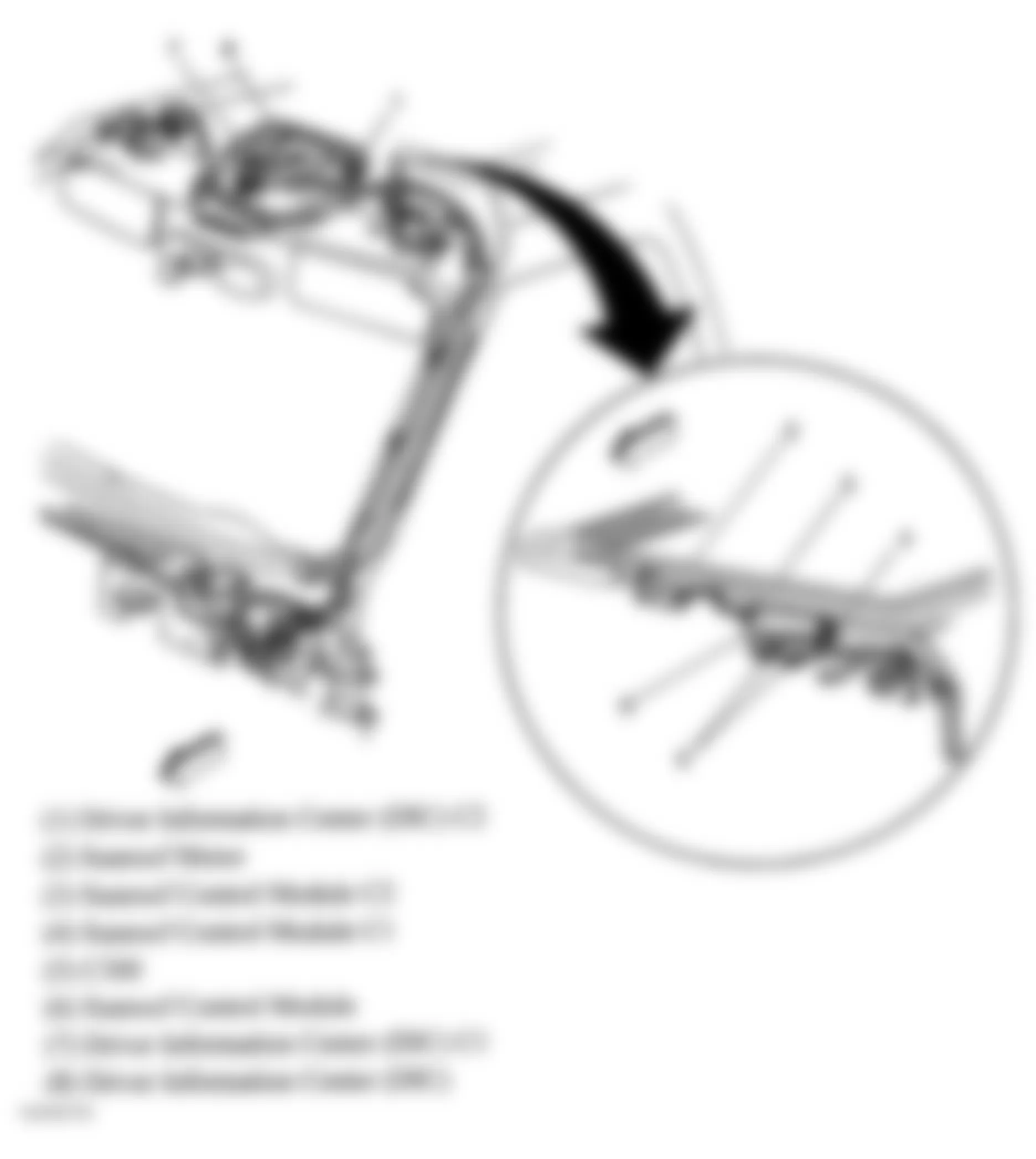 GMC Sonoma 2004 - Component Locations -  Front Of Roof