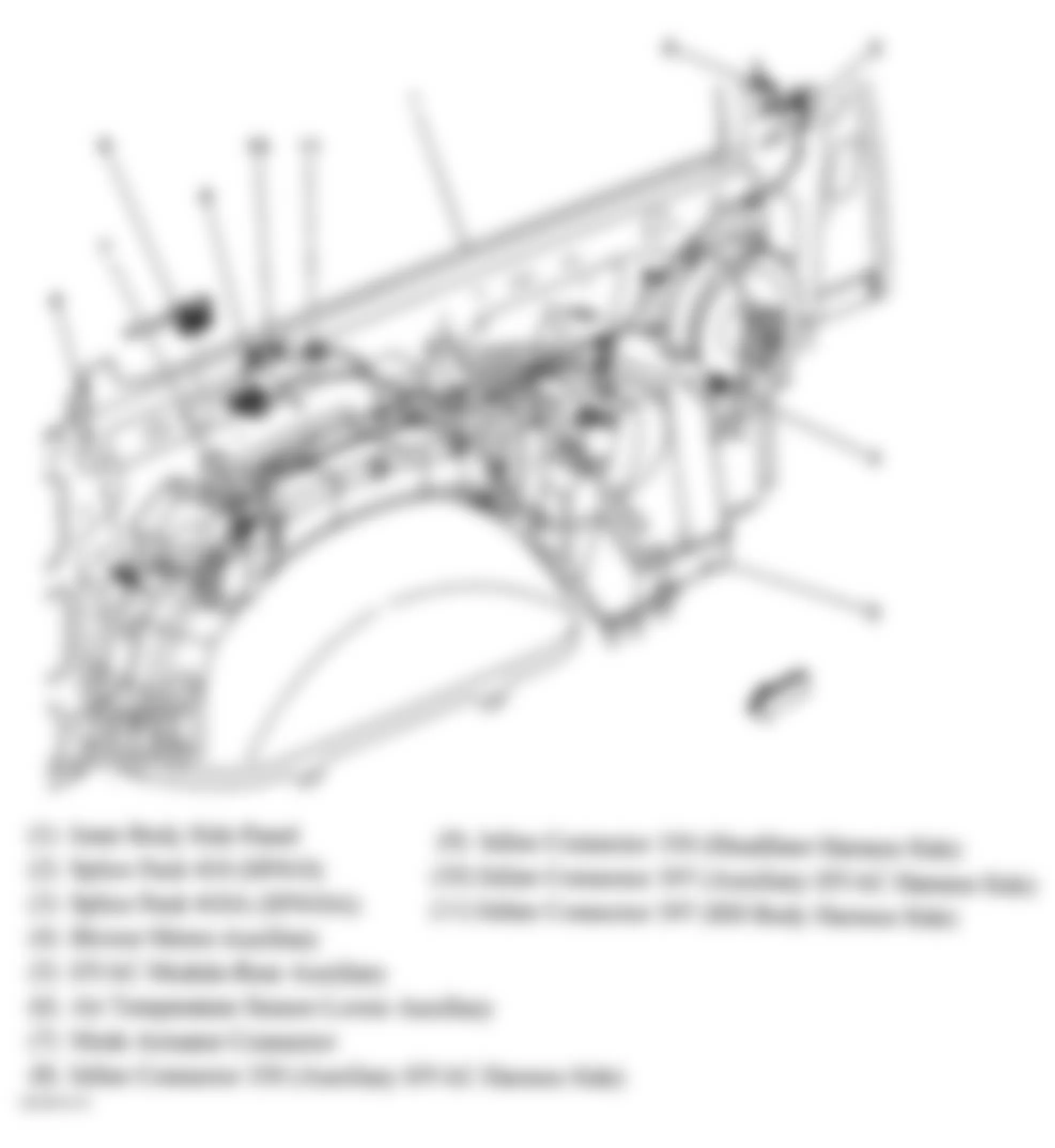 GMC Yukon Denali 2004 - Component Locations -  Right Rear Of Passenger Compartment (W/Auxiliary HVAC)