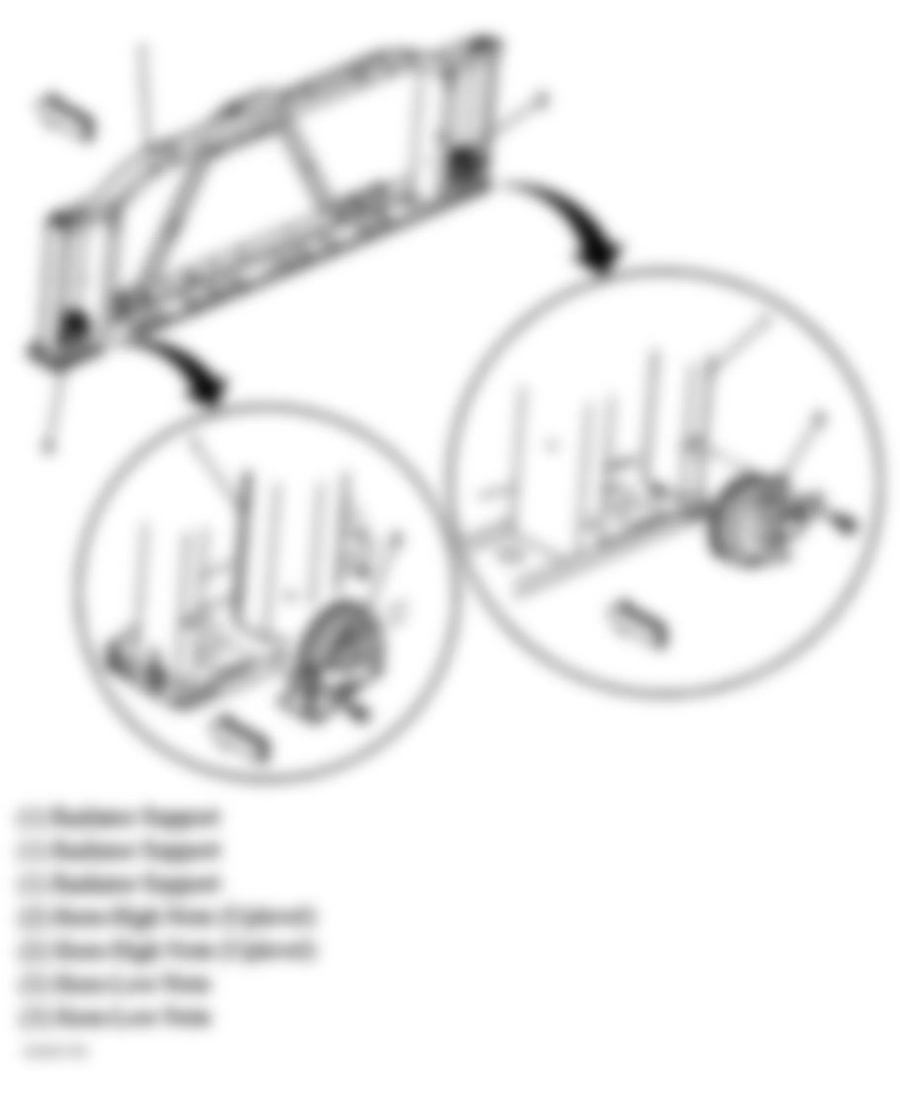 GMC Yukon XL C1500 2004 - Component Locations -  Horns