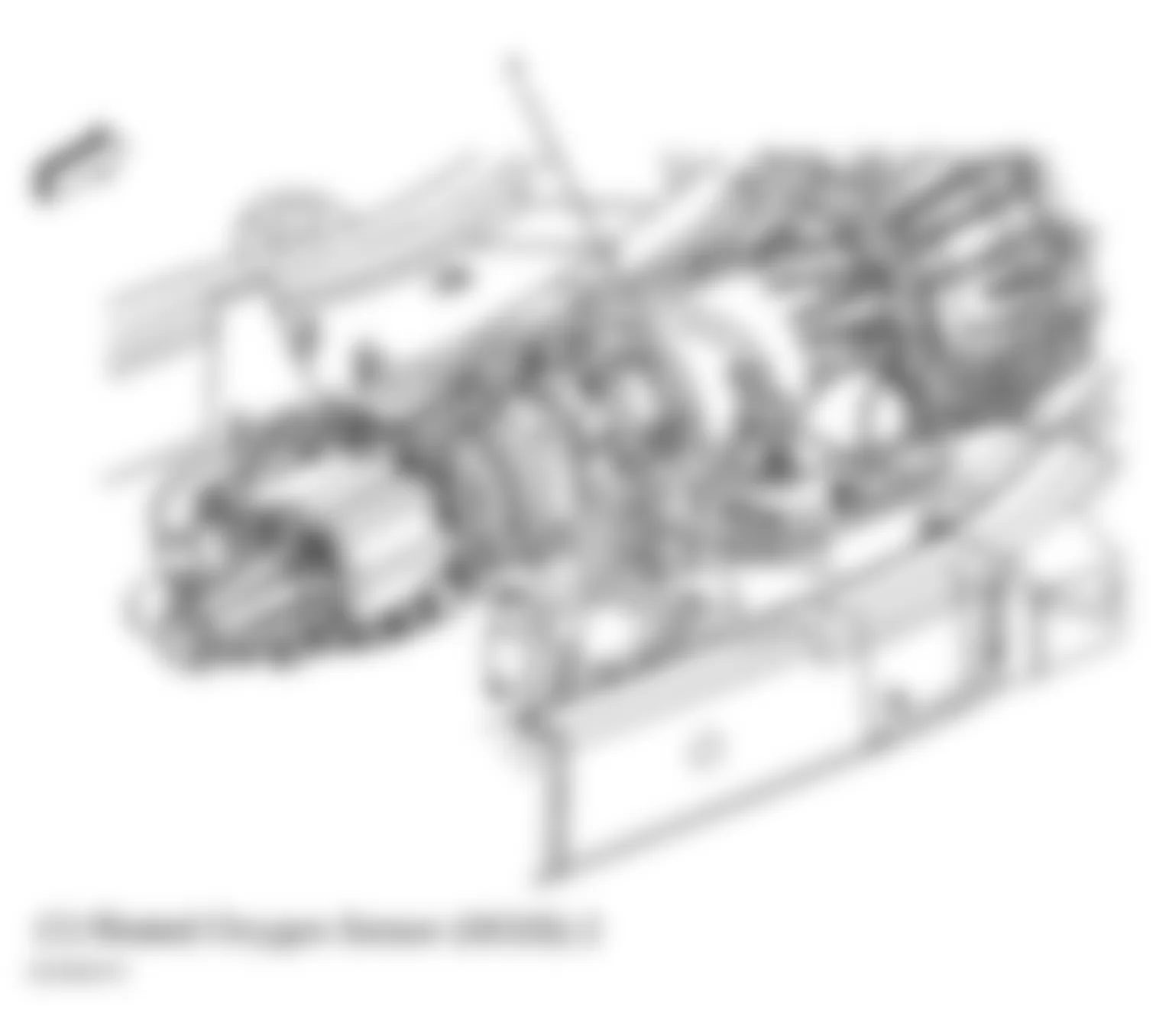 GMC Envoy 2005 - Component Locations -  Right Side Of Transmission