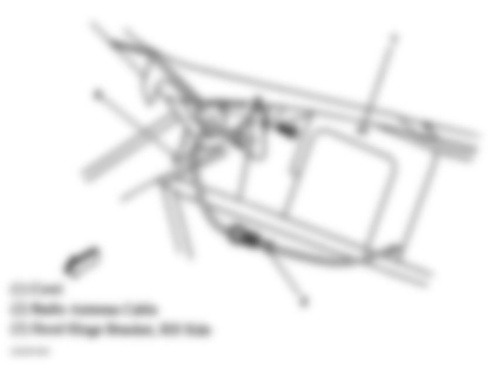 GMC Envoy XL 2005 - Component Locations -  Right Side Of Engine Compartment