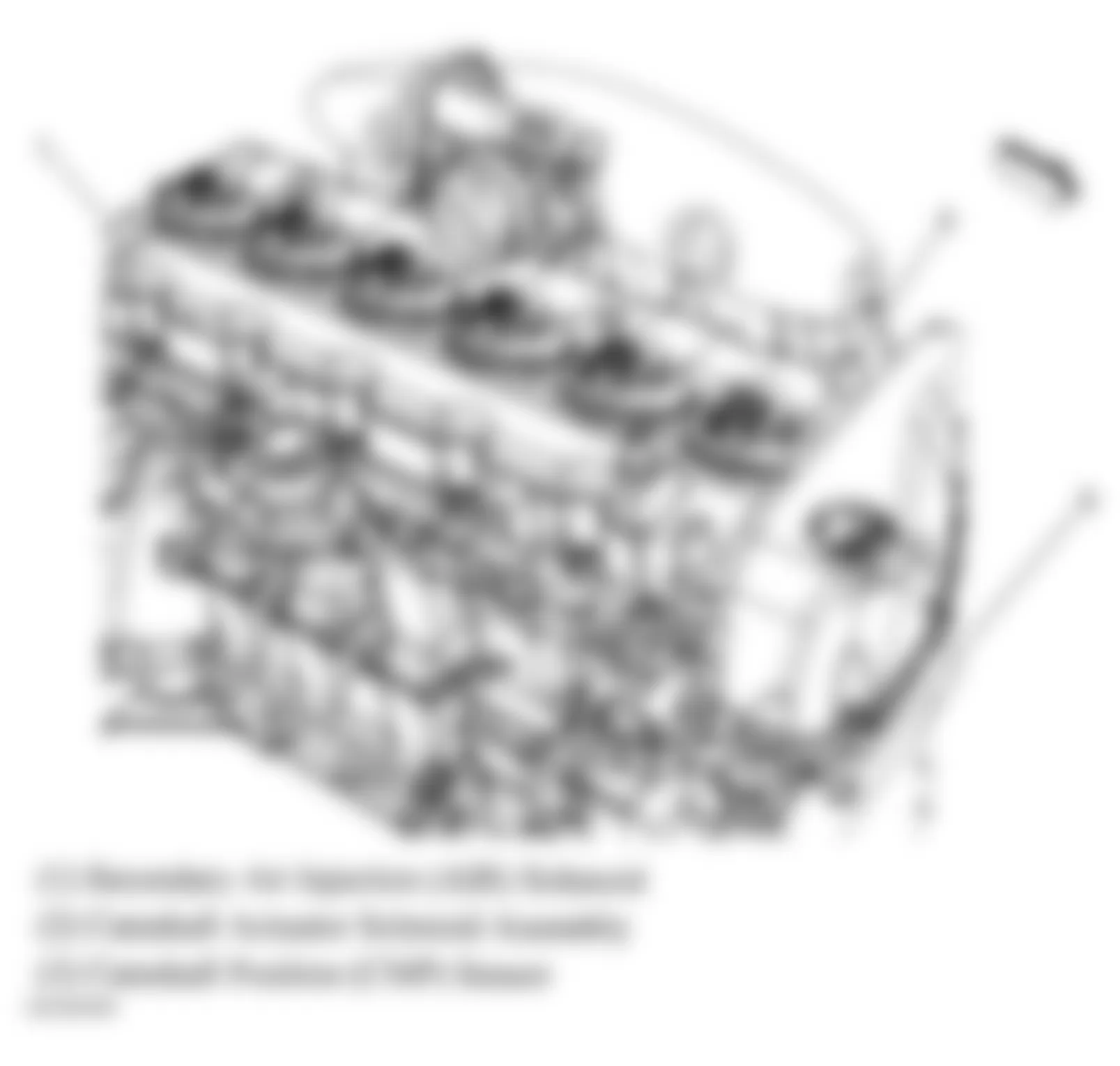 GMC Envoy XL 2005 - Component Locations -  Upper Right Side Of Engine (4.2L)
