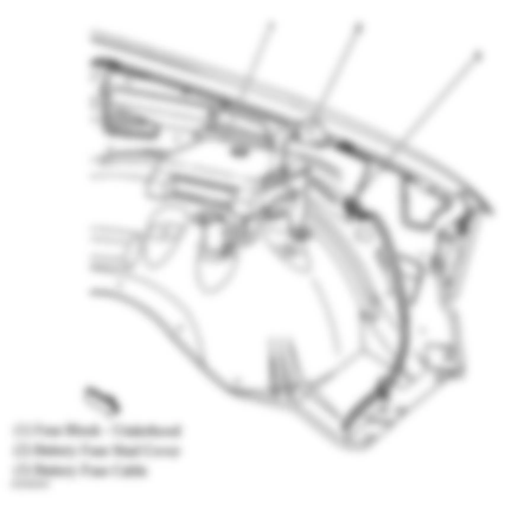 GMC Jimmy 2005 - Component Locations -  Left Front Wheelwell