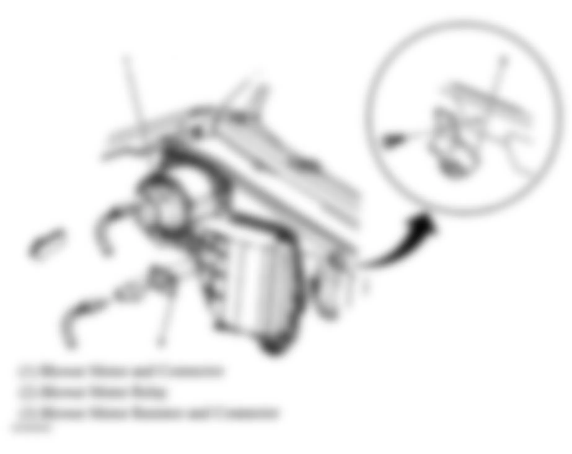 GMC Jimmy 2005 - Component Locations -  Right Rear Of Engine Compartment