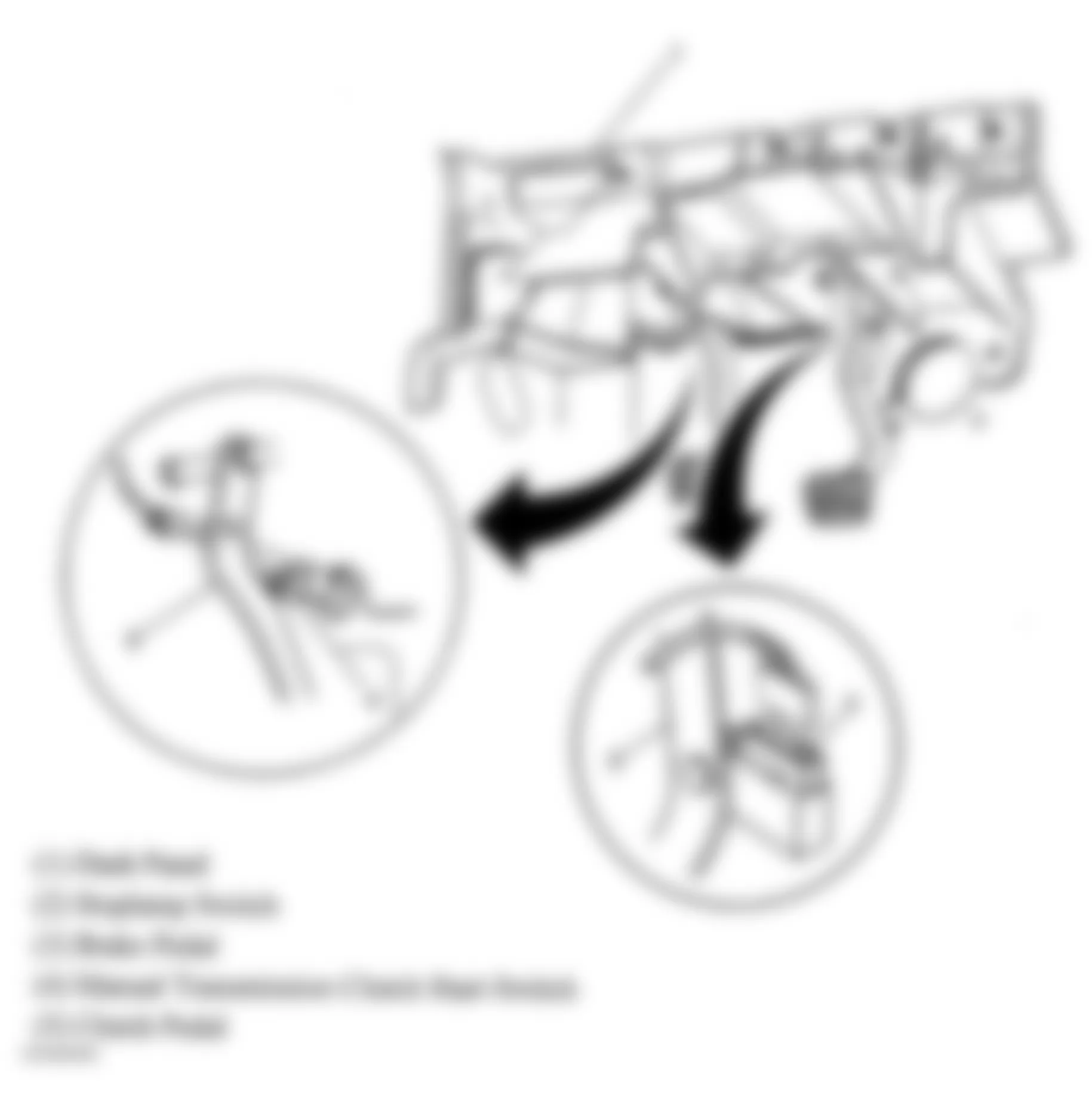 GMC Jimmy 2005 - Component Locations -  Left Side Of Dash