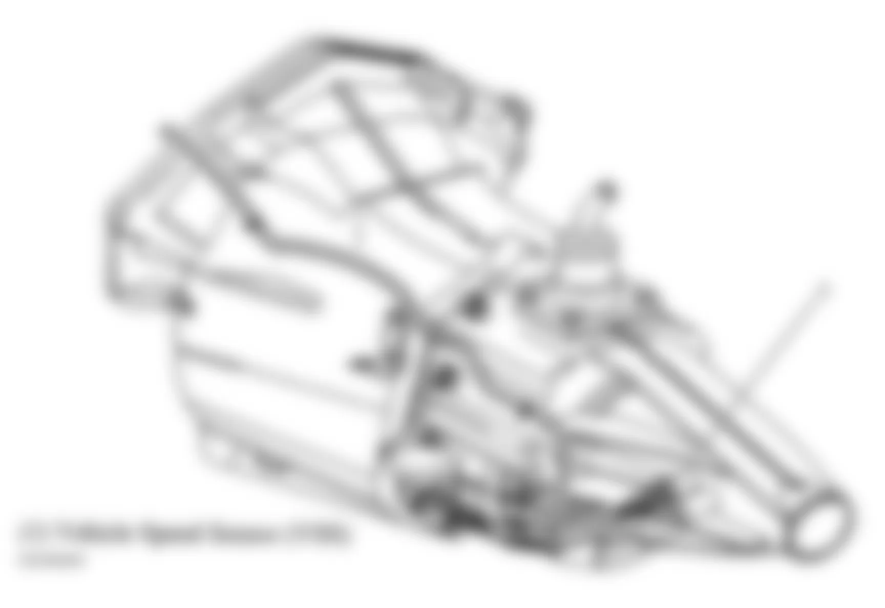 GMC Jimmy 2005 - Component Locations -  Manual Transmission (2WD)