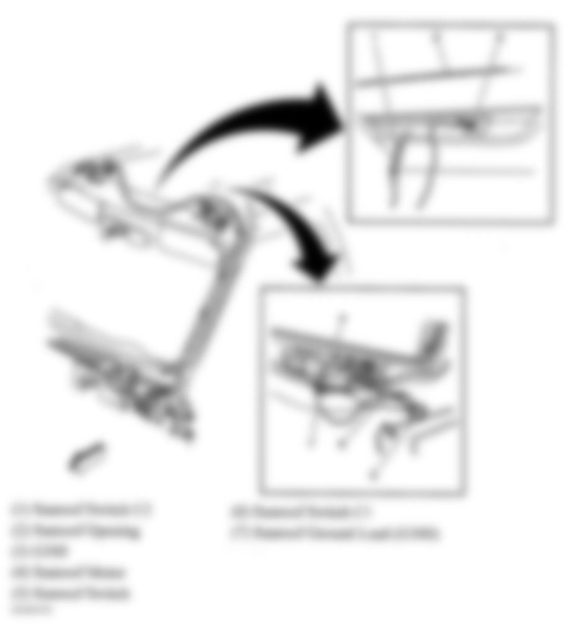 GMC Jimmy 2005 - Component Locations -  Roof (XTREME)