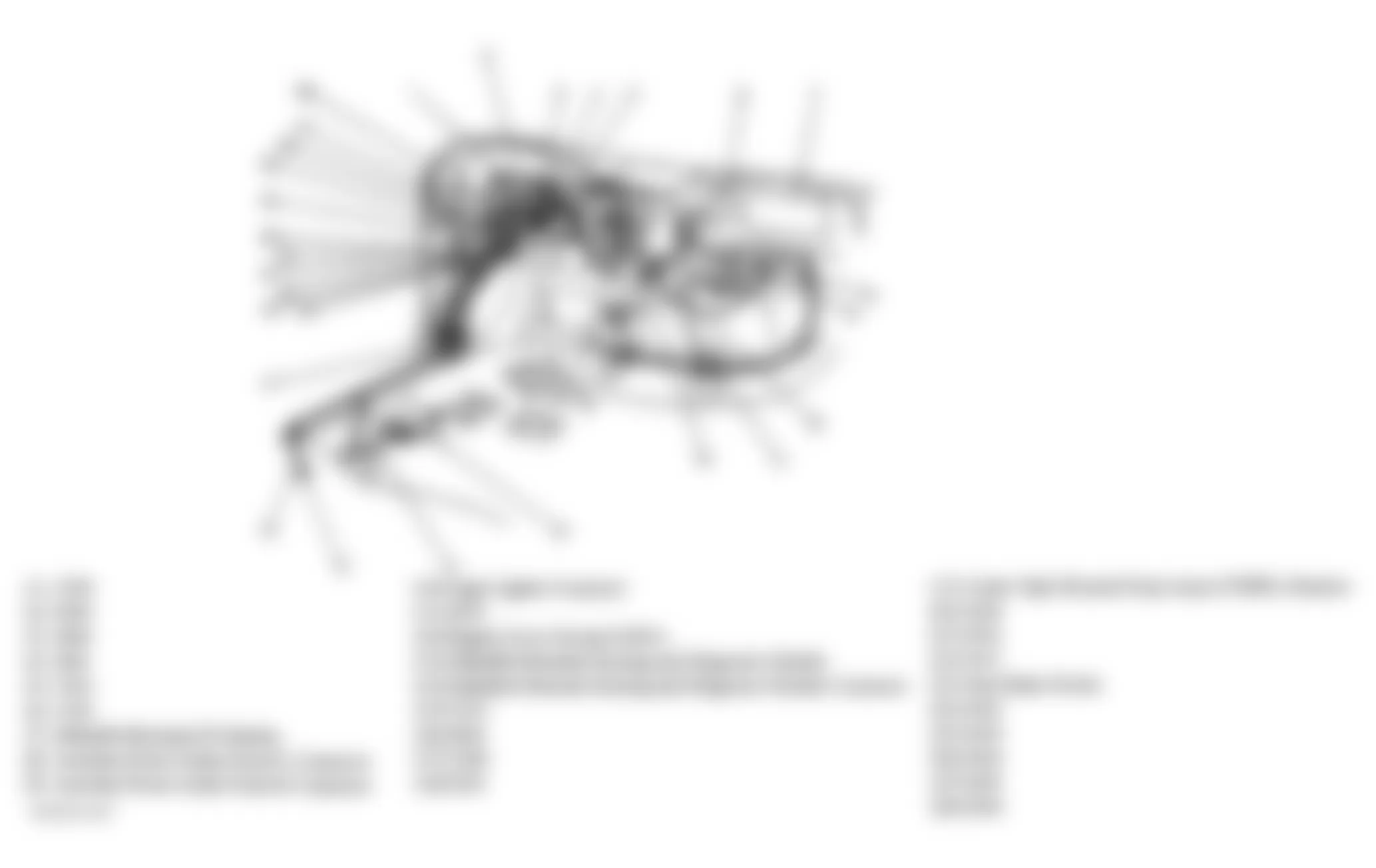 GMC Safari 2005 - Component Locations -  Left Side Of Dash