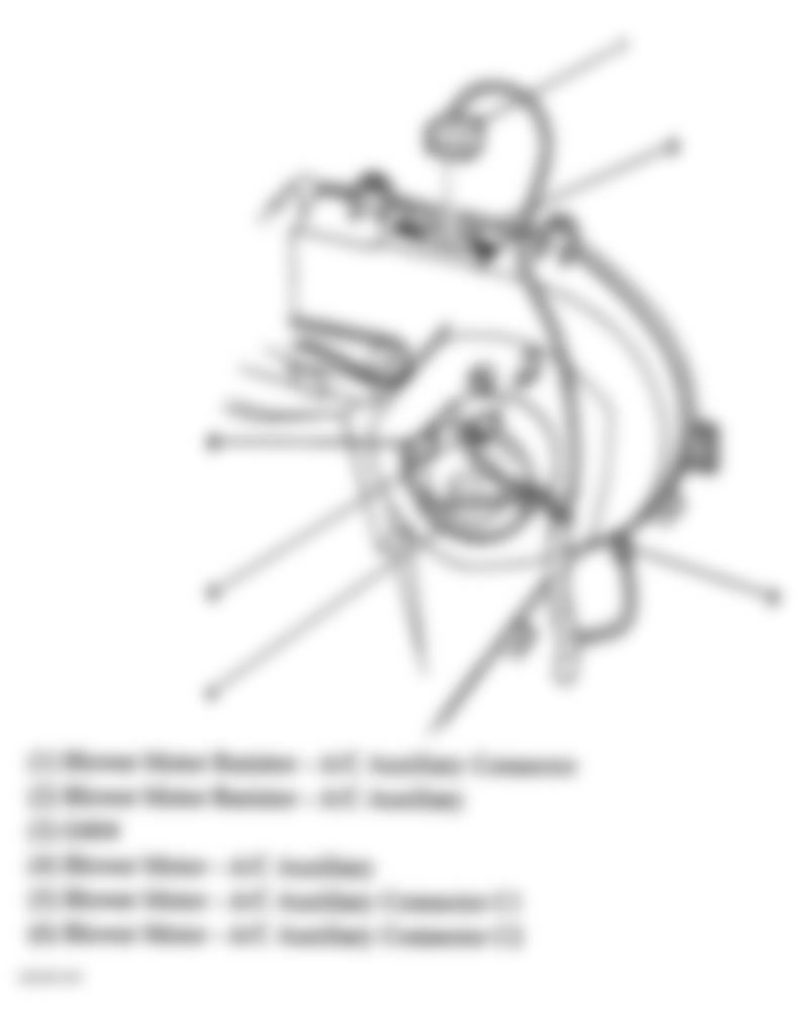 GMC Safari 2005 - Component Locations -  Rear Of Left C Pillar