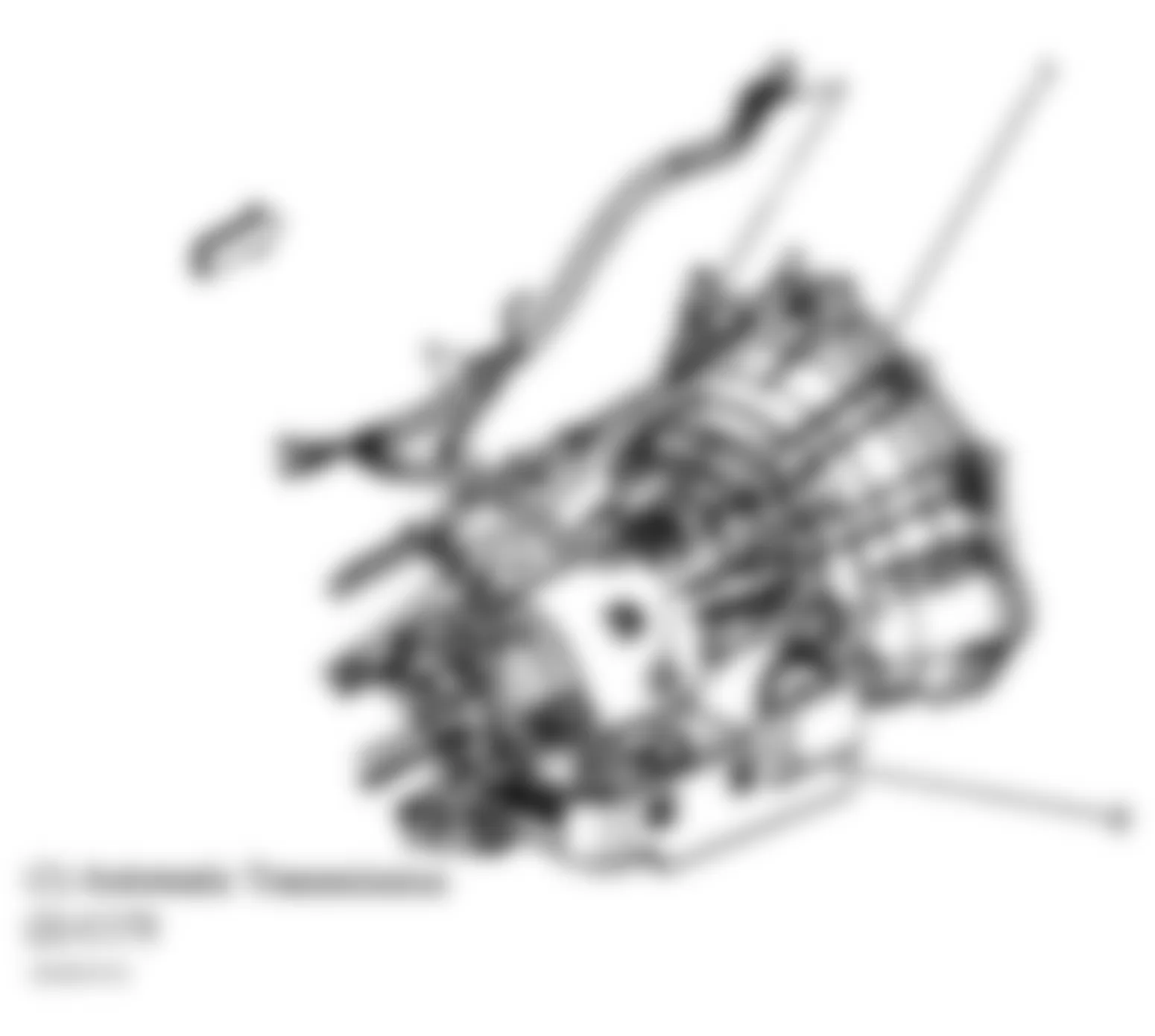 GMC Safari 2005 - Component Locations -  Right Side Of Transmission