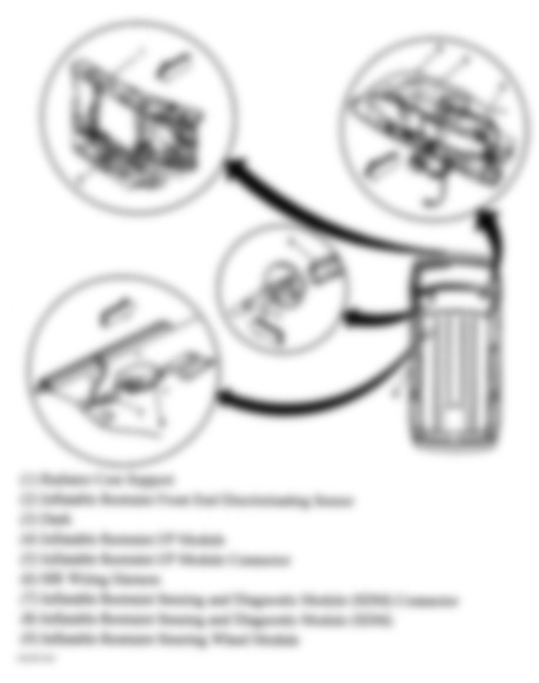 GMC Safari 2005 - Component Locations -  Inflatable Restraint System