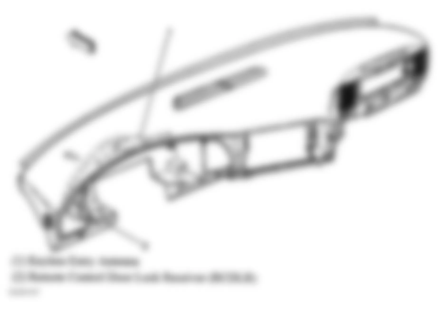 GMC Safari 2005 - Component Locations -  Dash