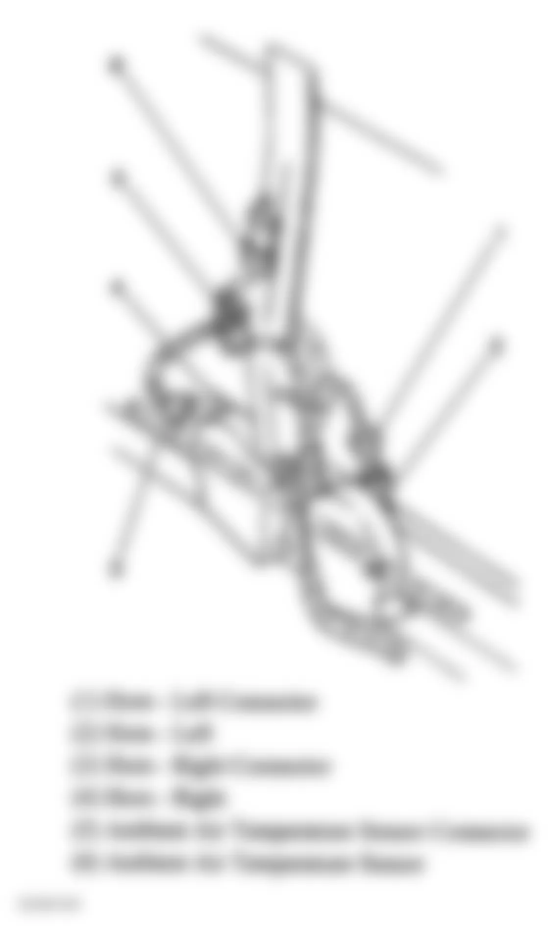 GMC Safari 2005 - Component Locations -  Front Center Of Engine Compartment