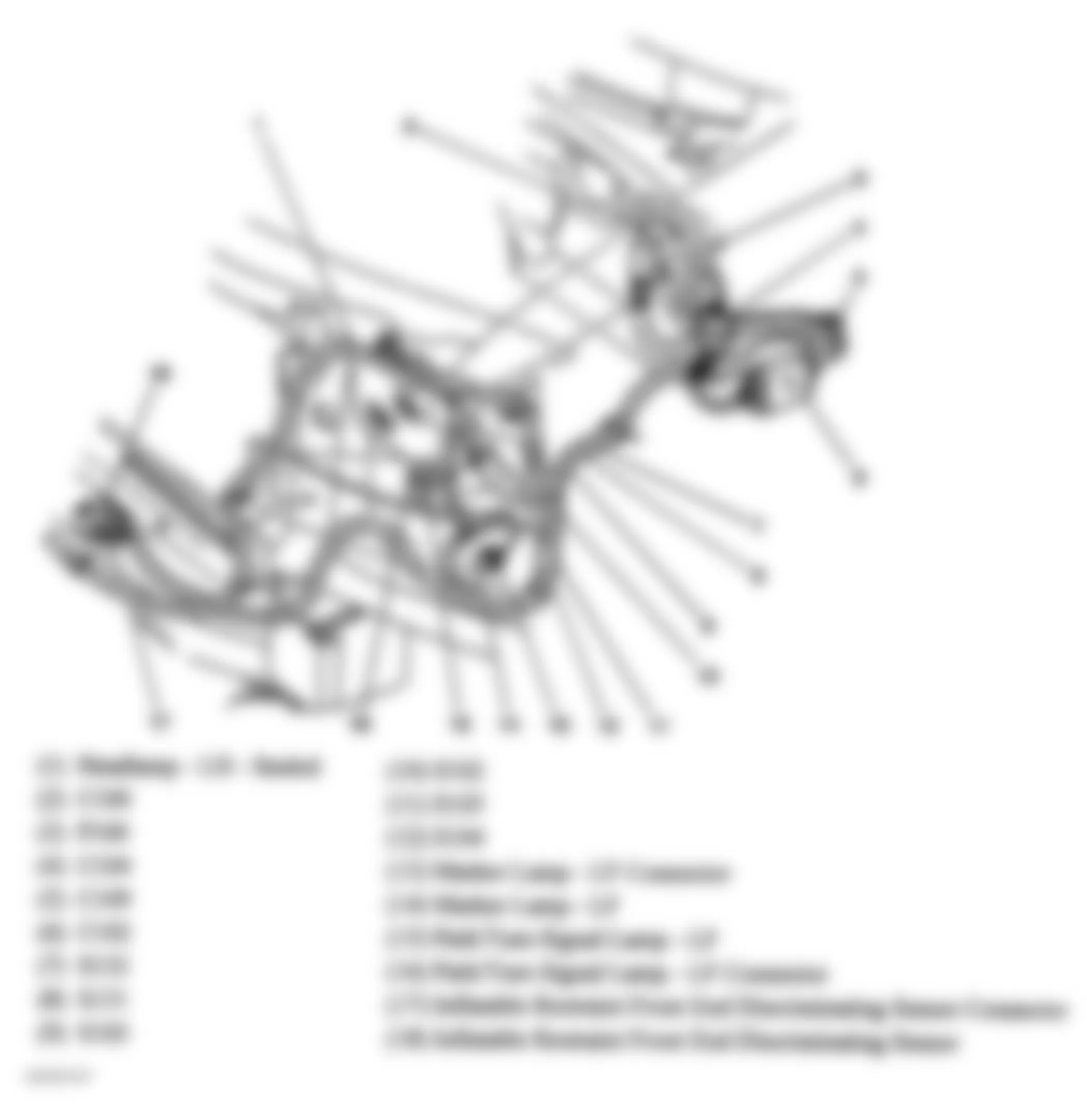 GMC Safari 2005 - Component Locations -  Left Front Of Engine Compartment