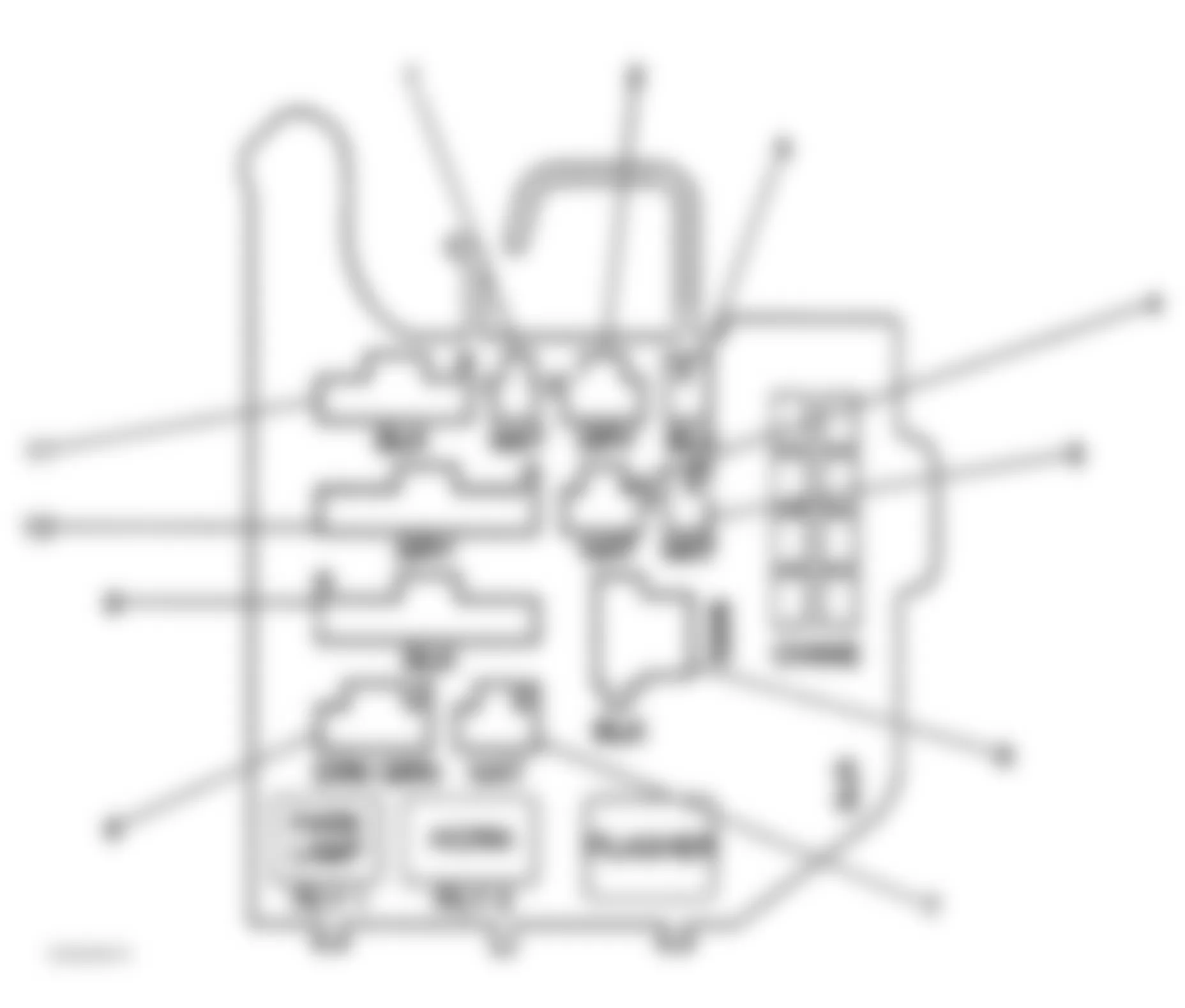 GMC Safari 2005 - Component Locations -  Convenience Center